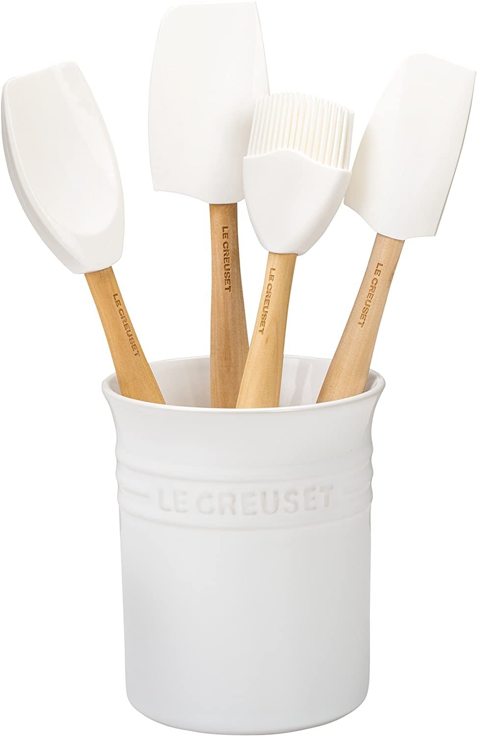Silicone Utensil Set with Crock