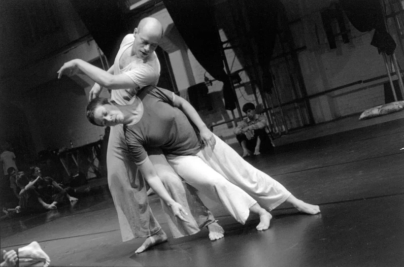 Martin dancing Contact Improvisation.