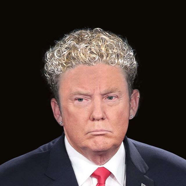 90's Justin Timberlake. 7/100 #100daysproject #100dayproject #100trumphairdos #trump #hairstyles #hair