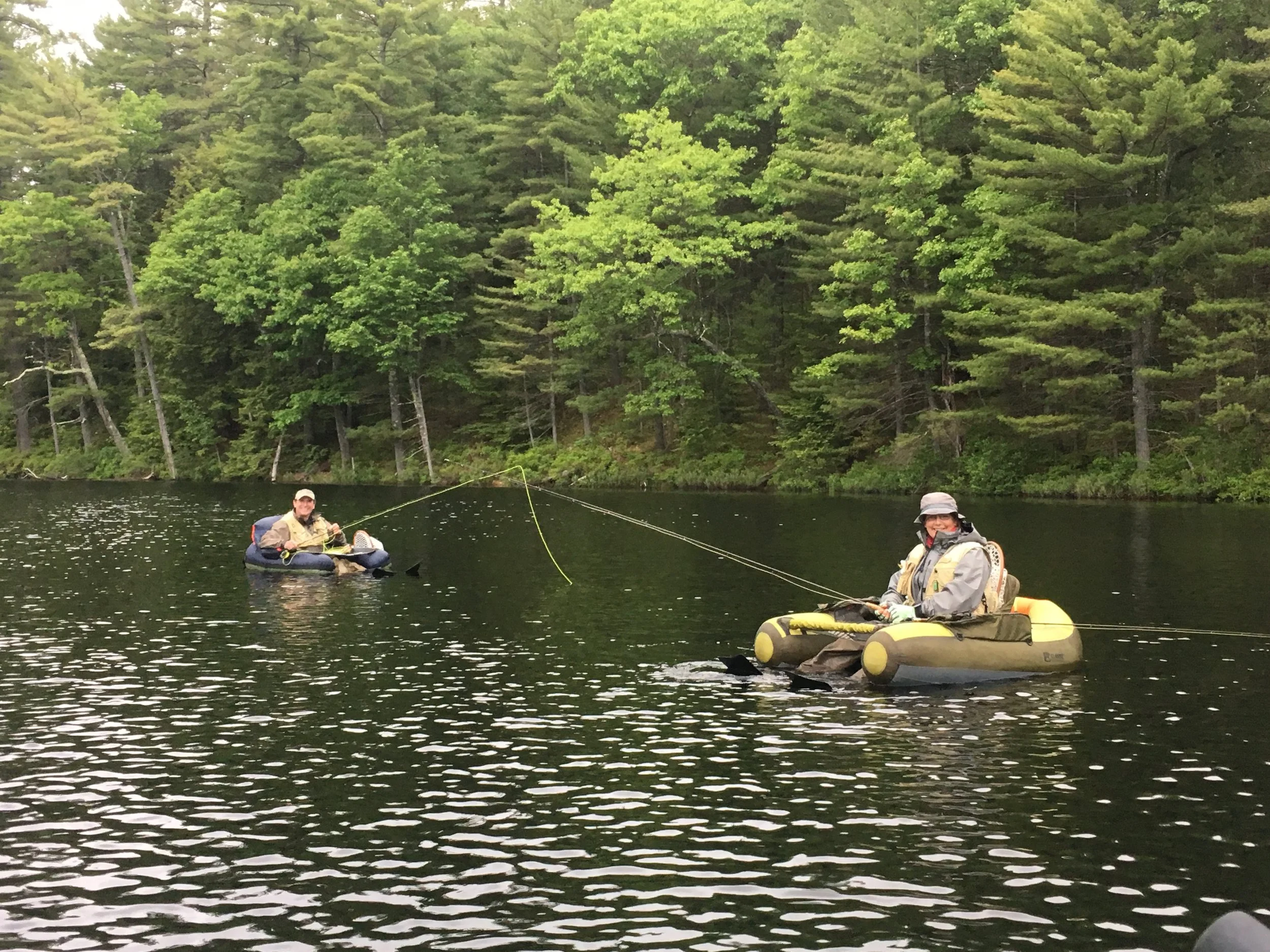 Fishing in White Montain National Forest.
