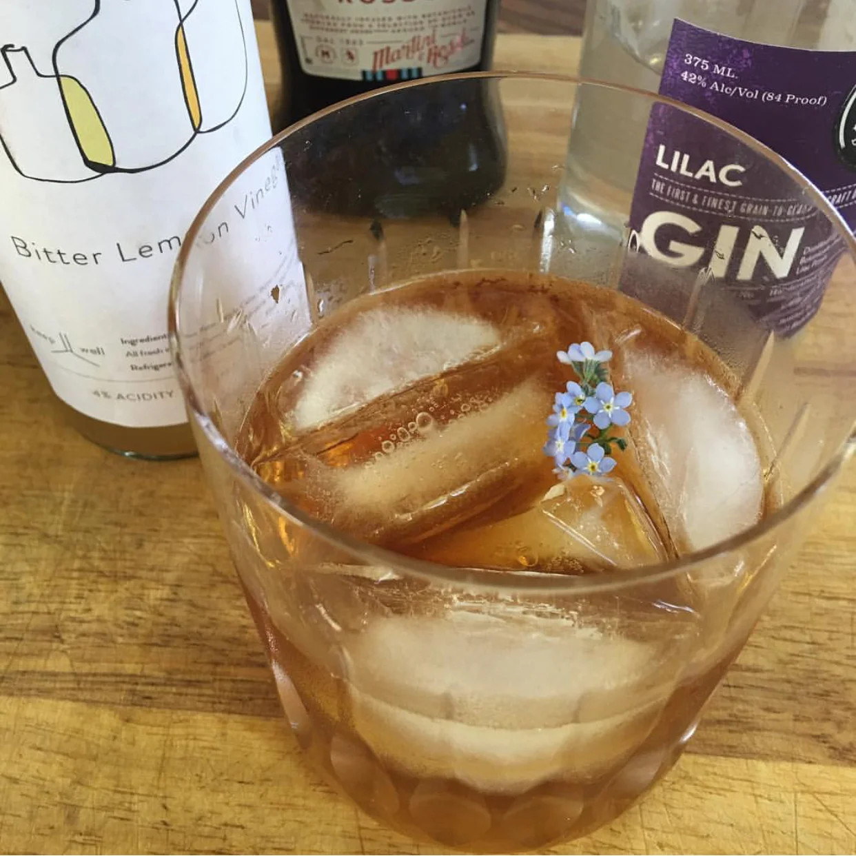 Bitter Lemon "Vinegroni"