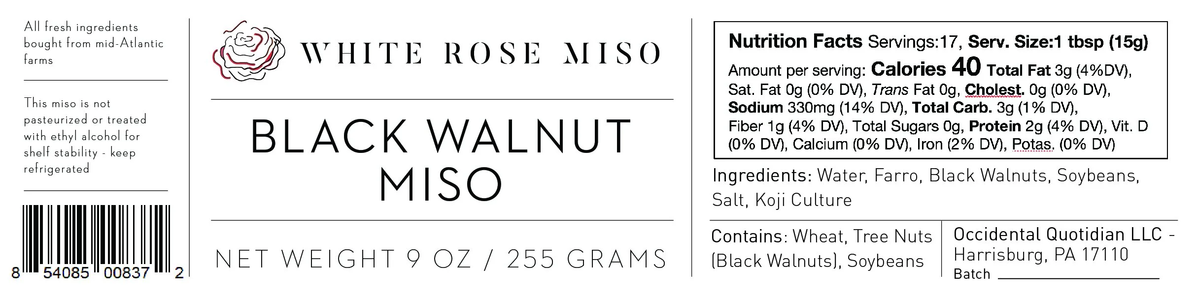 White Rose Miso_9 OZ_LONG_Black Walnut -Miso.jpg