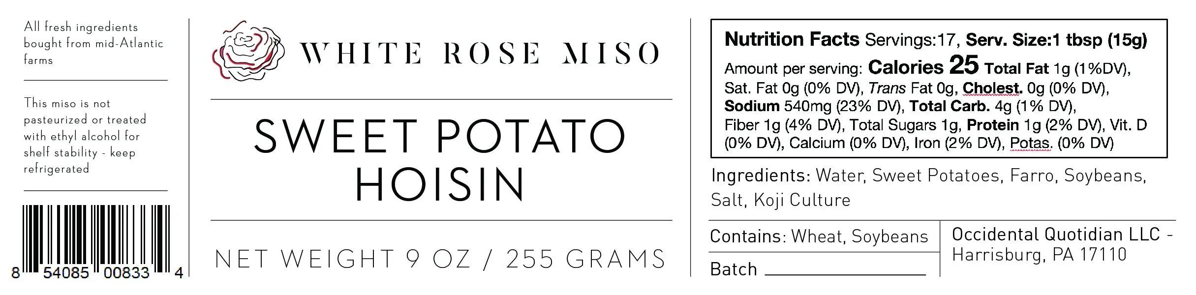 White Rose Miso_9 OZ_LONG_Sweet Potato Hoisin.jpg