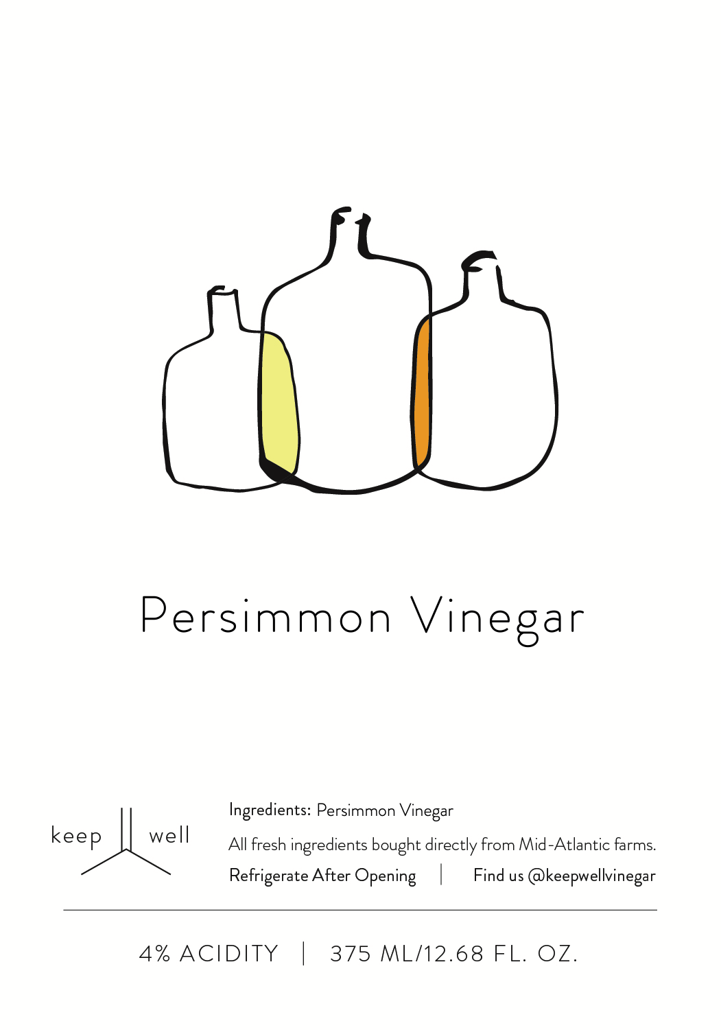 Keepwell Vinegar Labels 375_Persimmon Vinegar.png