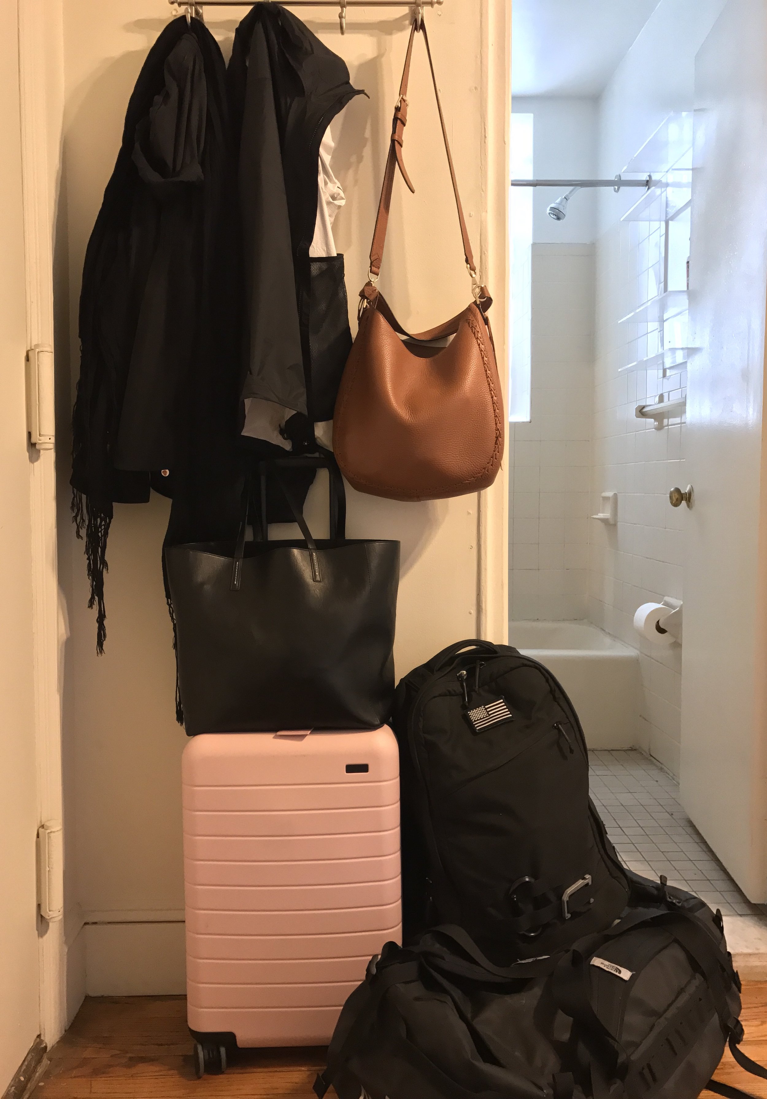The second to last picture taken in our NY apartment of 7 years (the last was a selfie :)).