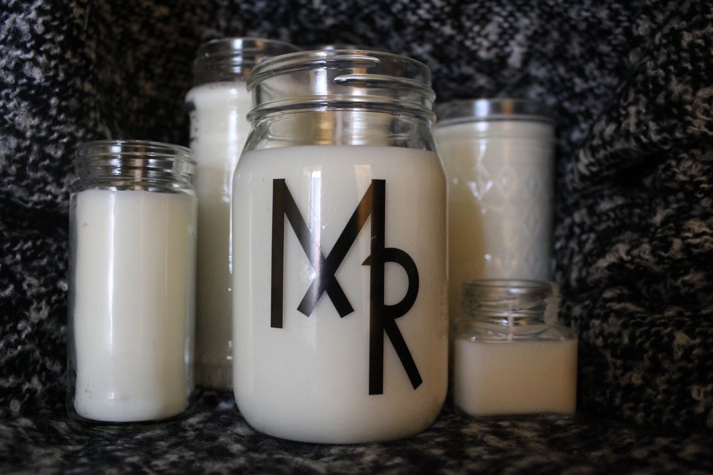 Some of Nicole's Meserve Reserve candles