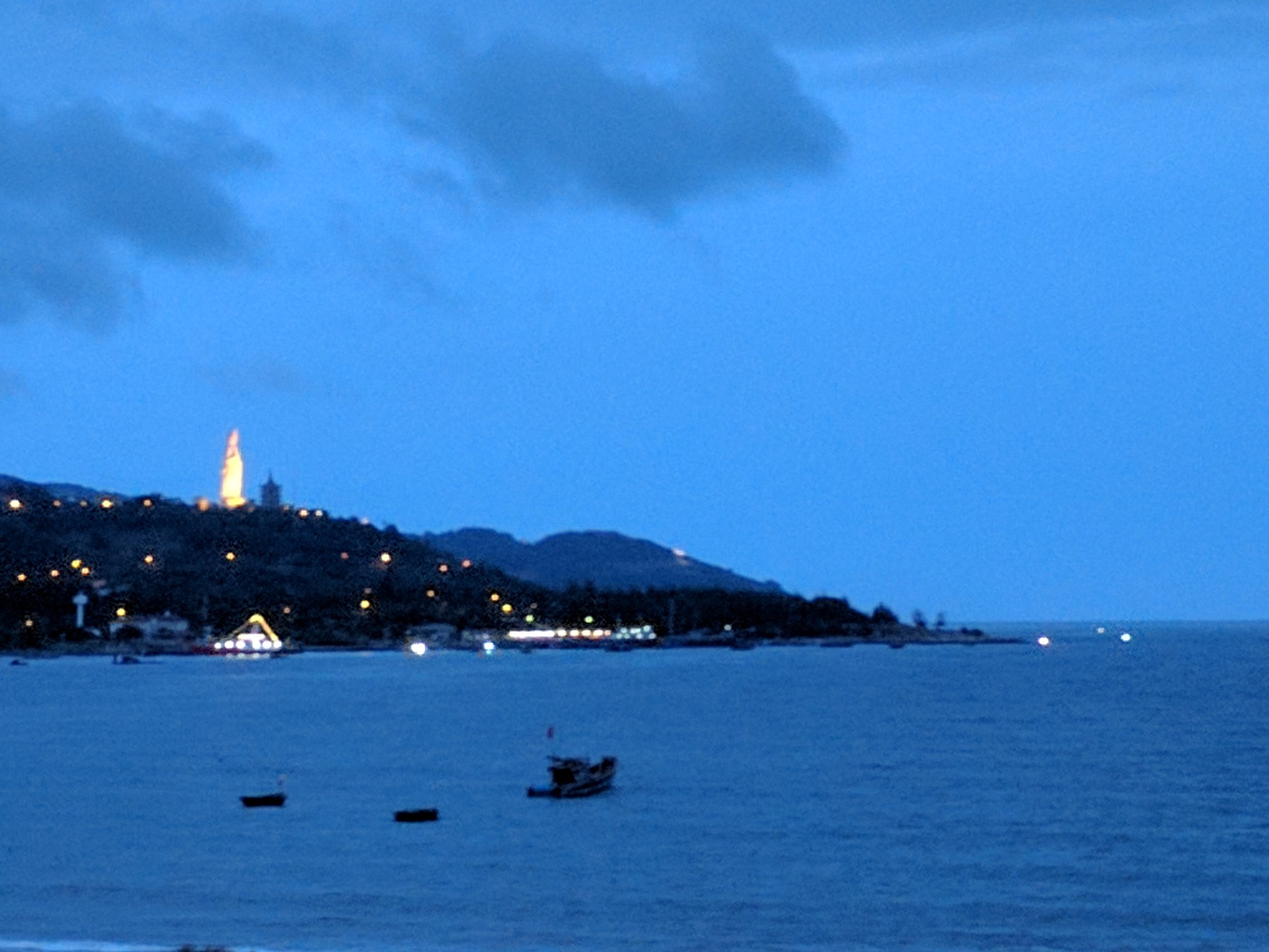 The best feature of our hotel in Da Nang was definitely the view from our balcony. The Lady Buddha, which is the tallest Buddha in Vietnam, appears lit up in the background