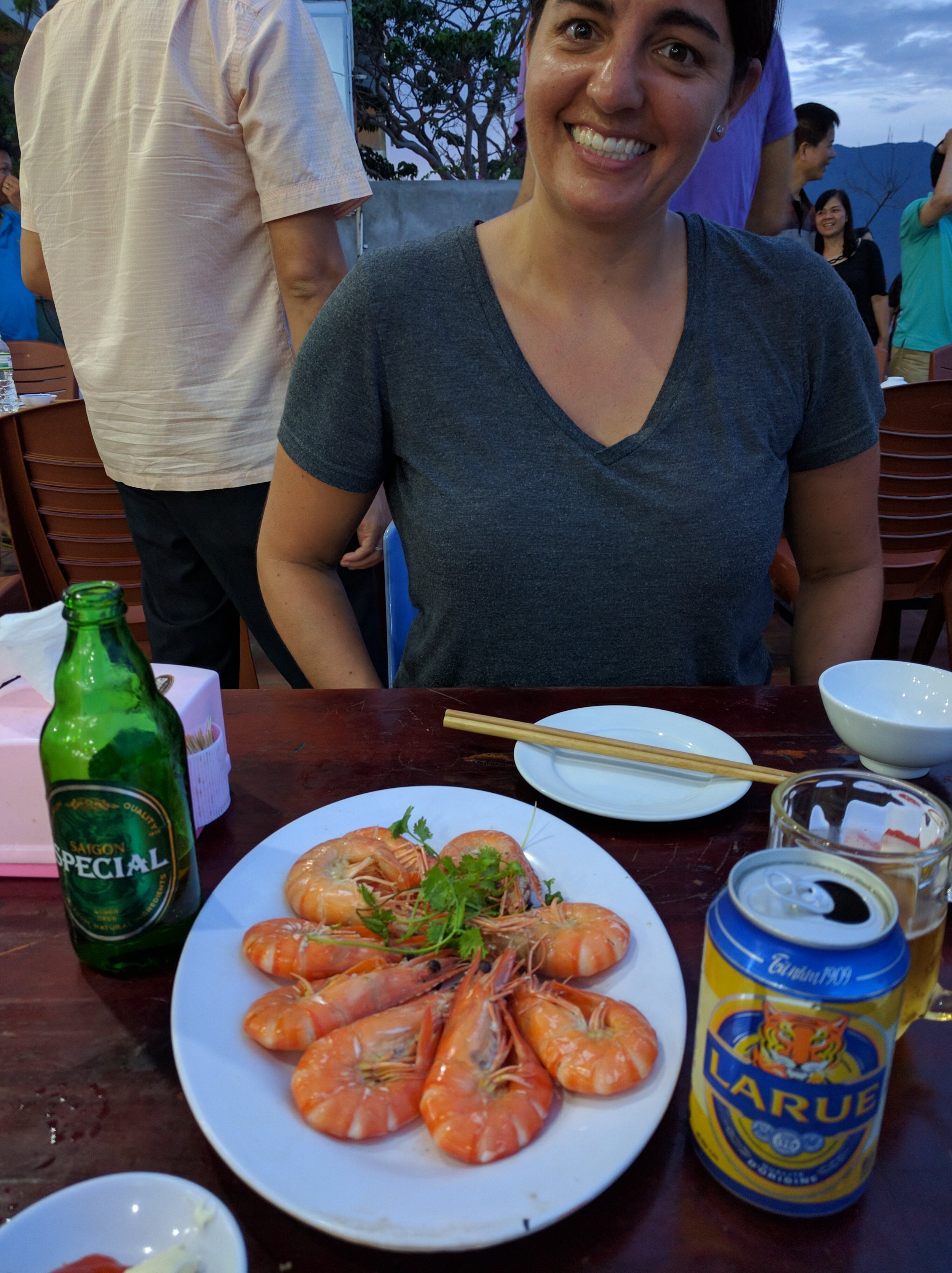 Happier times in Da Nang
