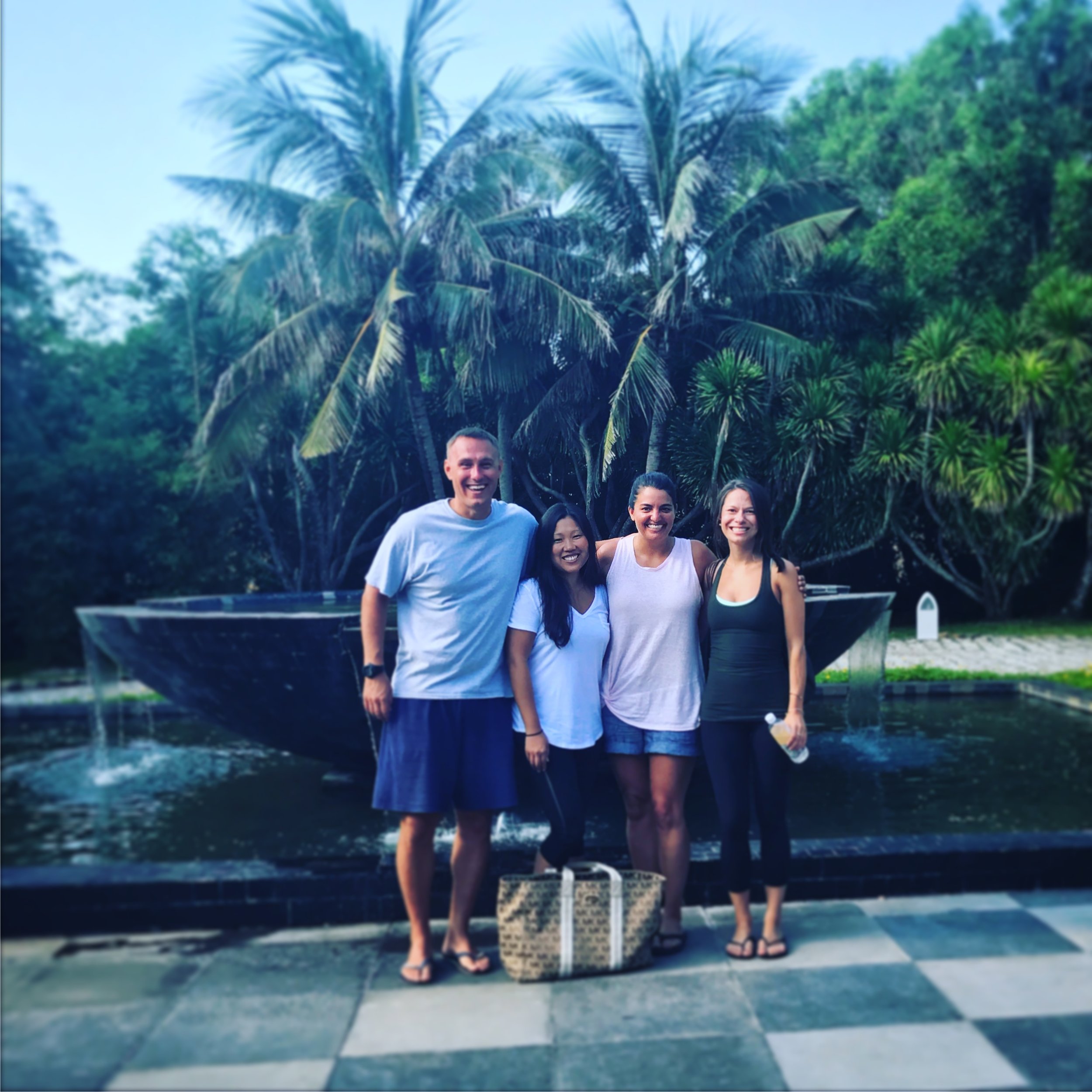 Myself, Kara, Nicole, and Leigh Anna at the Avani resort
