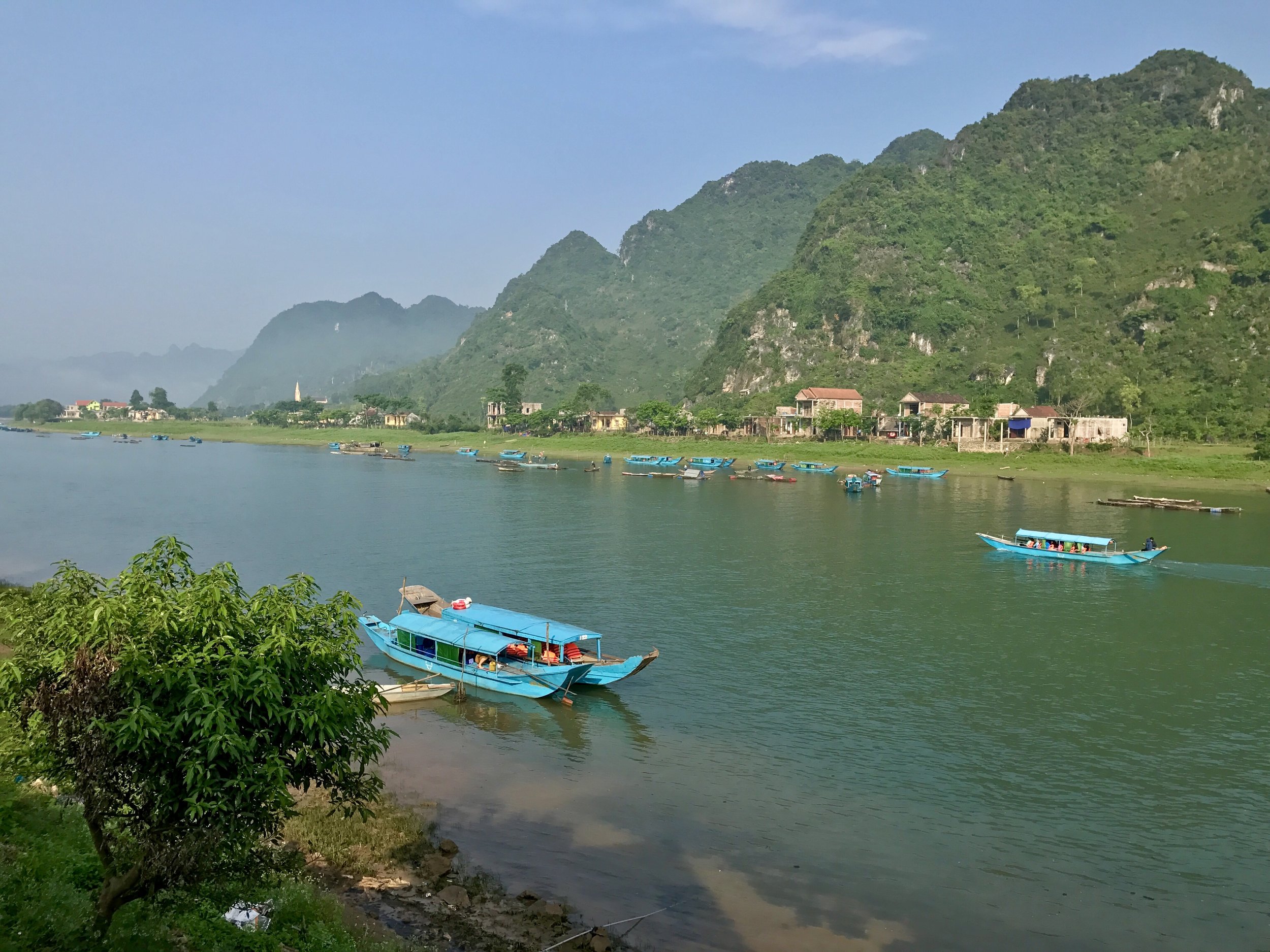 View from the Phong Nha Coco House where we stayed