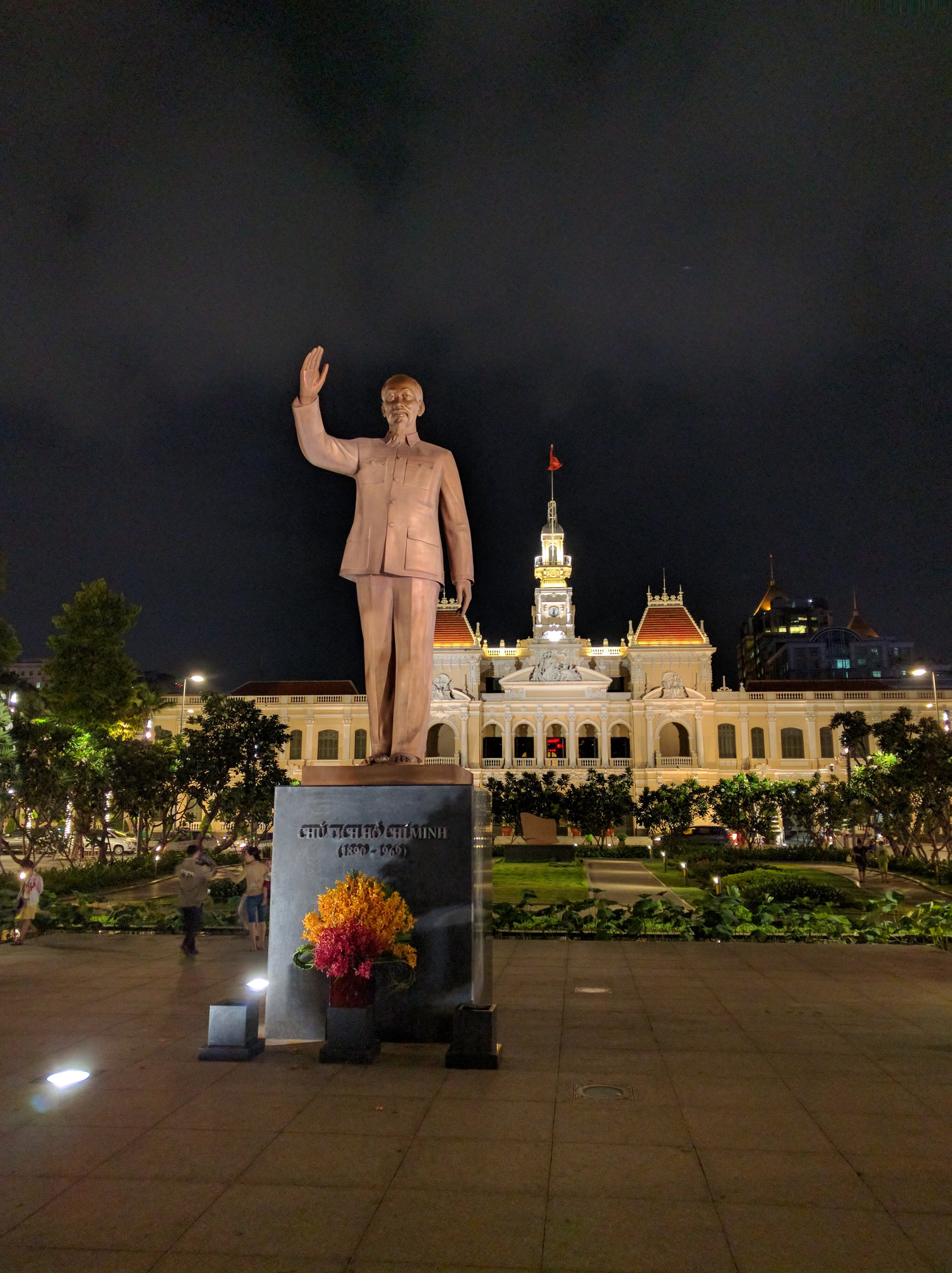 Statute of Ho Chi Minh in Saigon