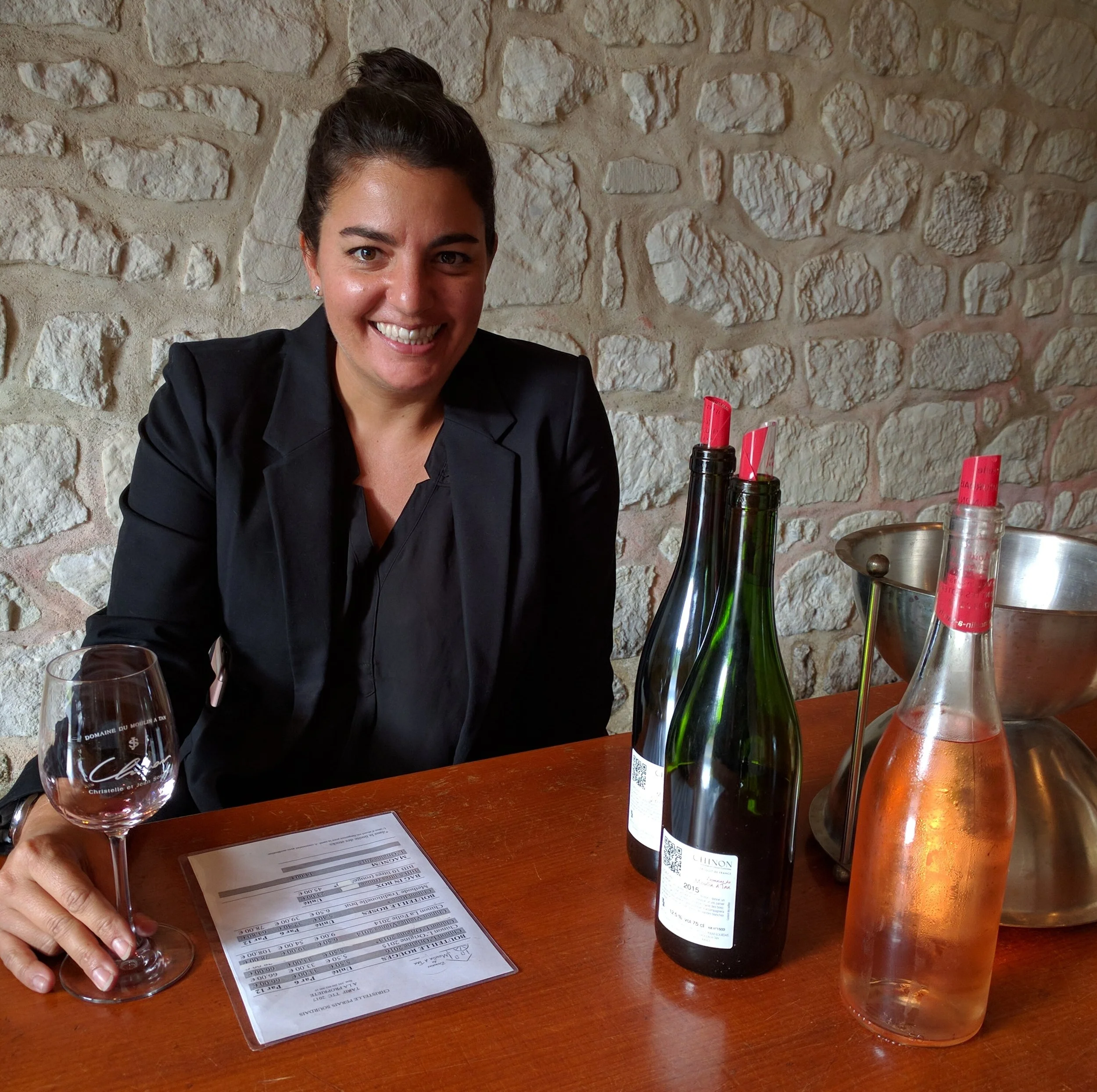 Wine tasting at Domaine de Pierre Sourdais