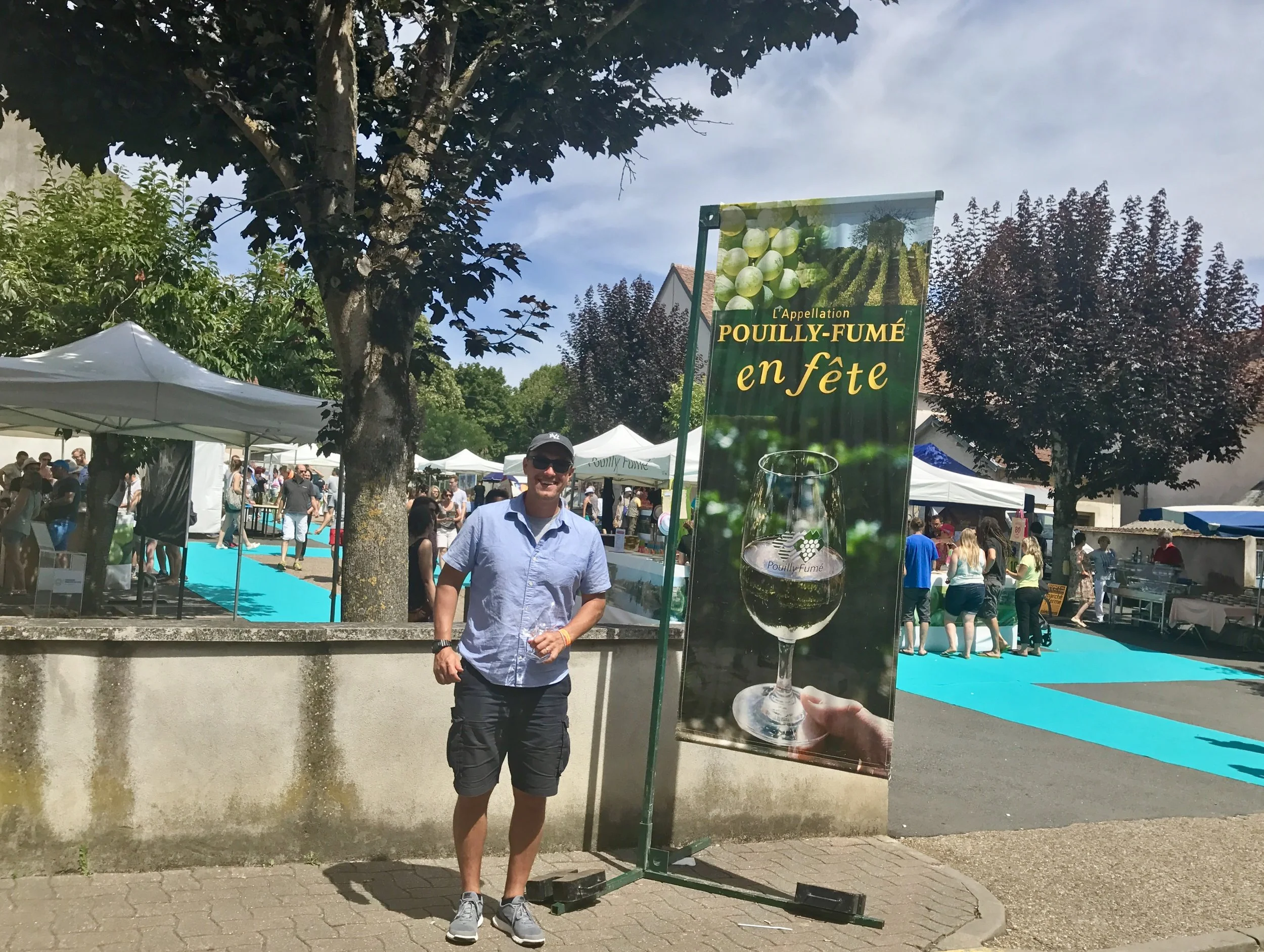 At the Pouilly-Fume fete