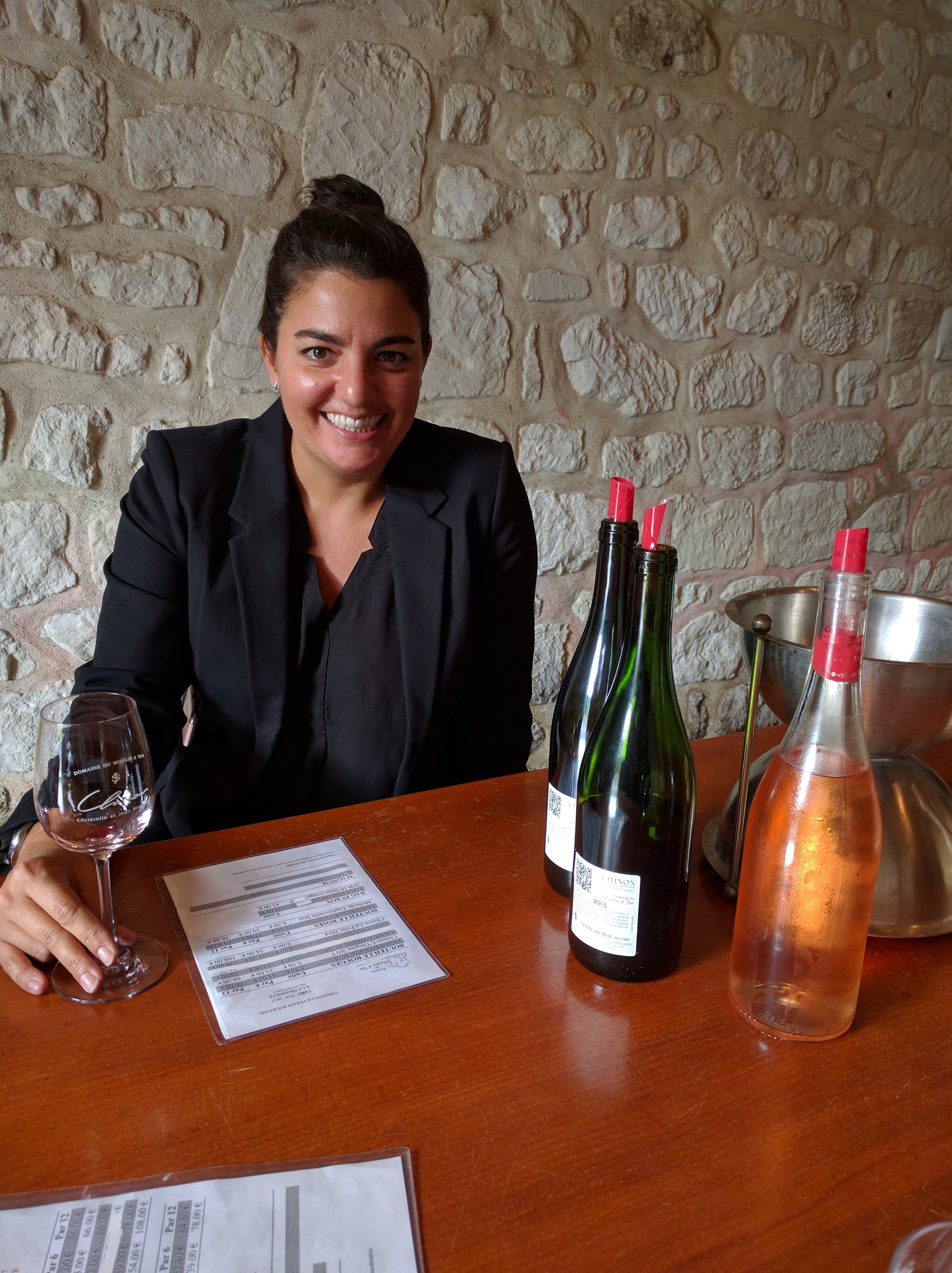 Tasting at Domaine Pierre Sourdais