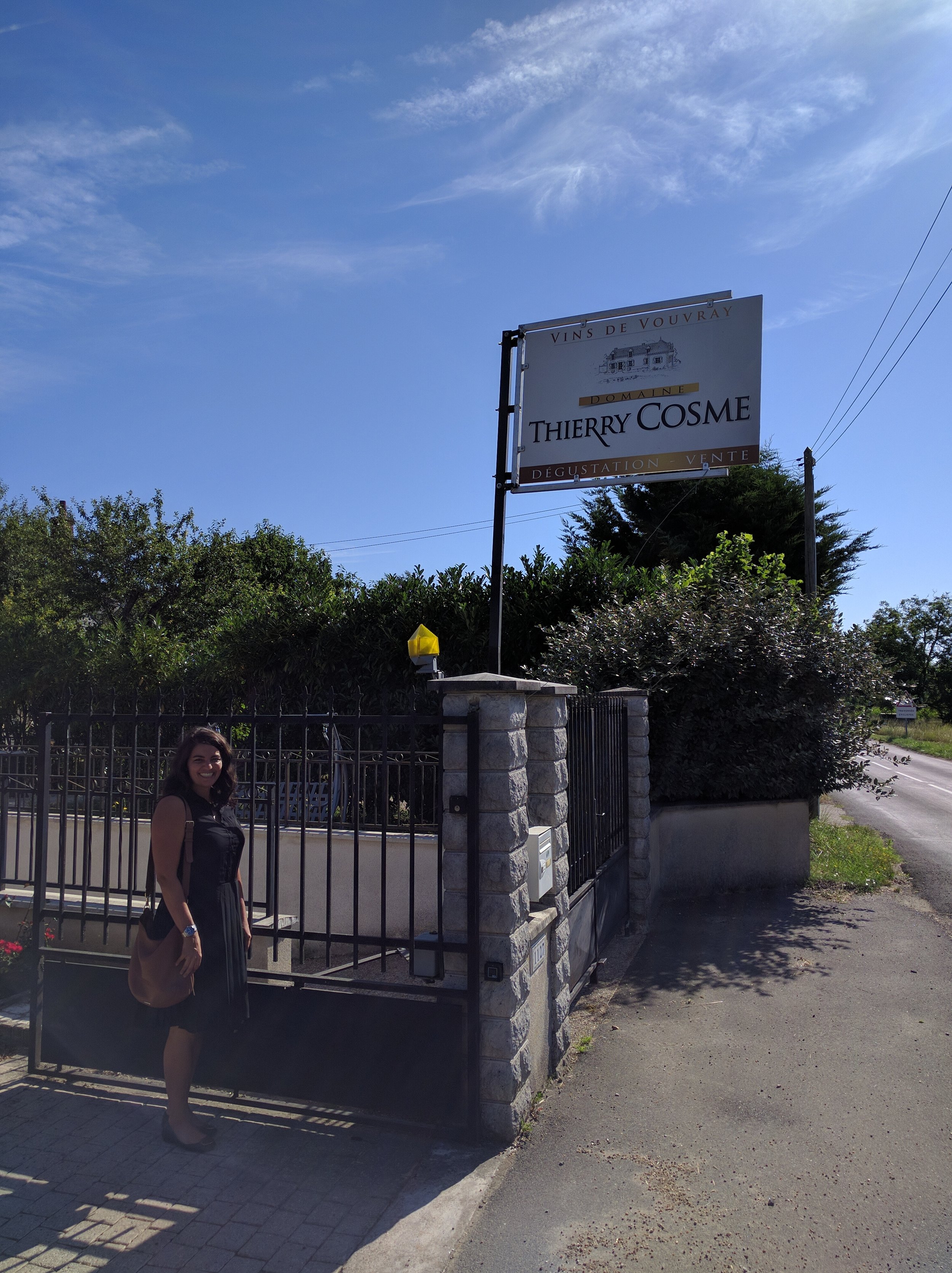 Outside Domaine Thierry Cosme