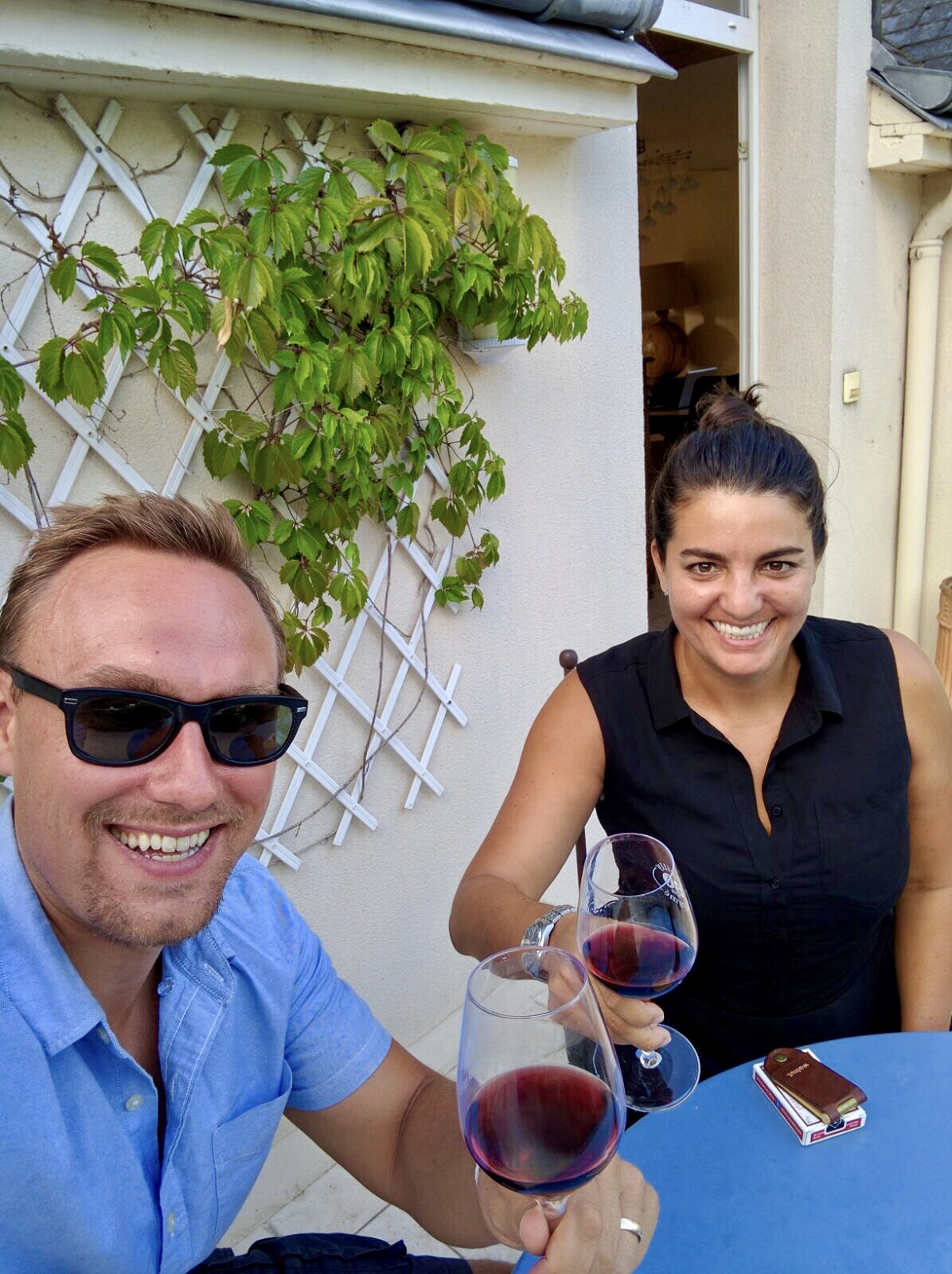 A picture of me not working out in France