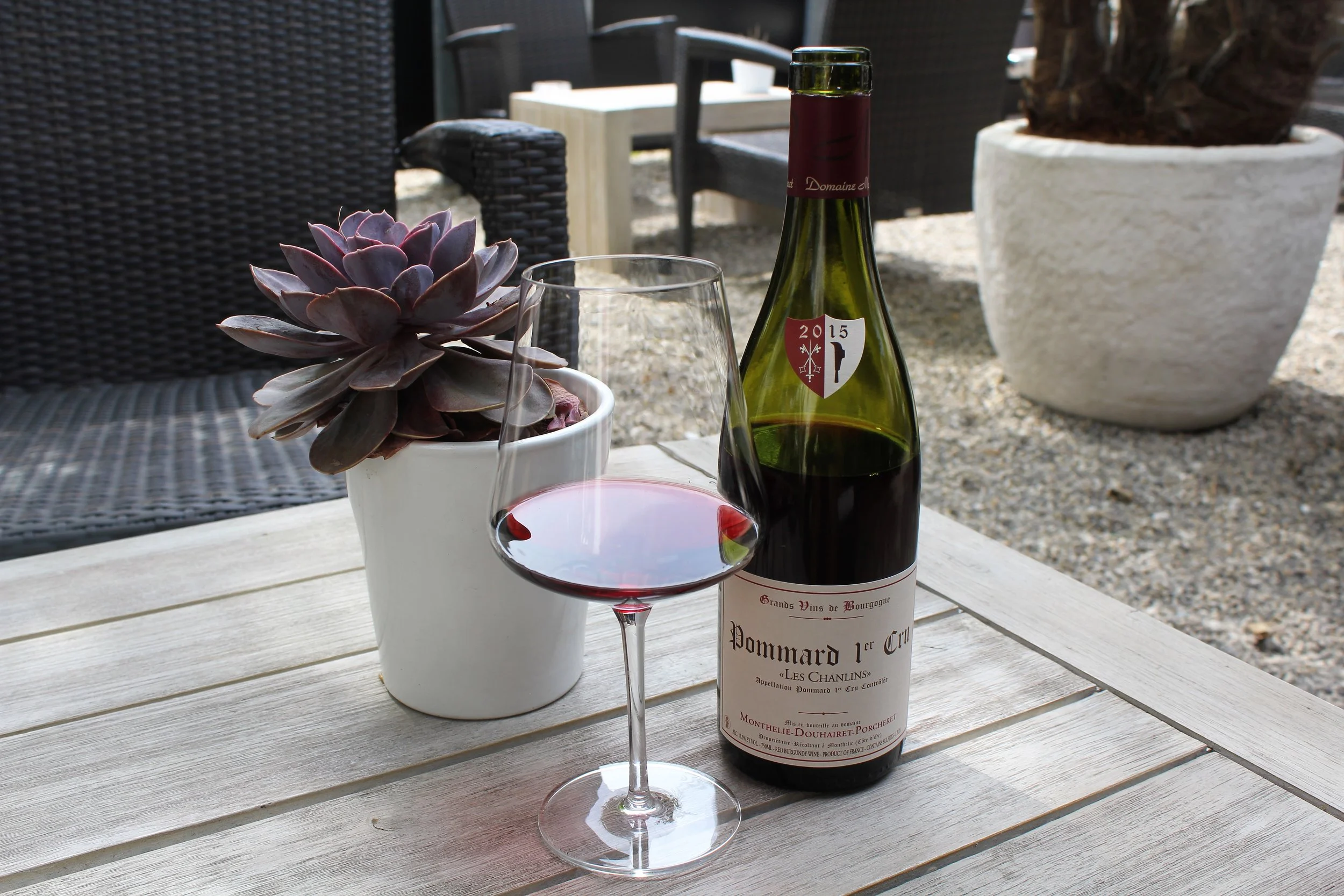 Wine break at Caveau de Puligny-Montrachet