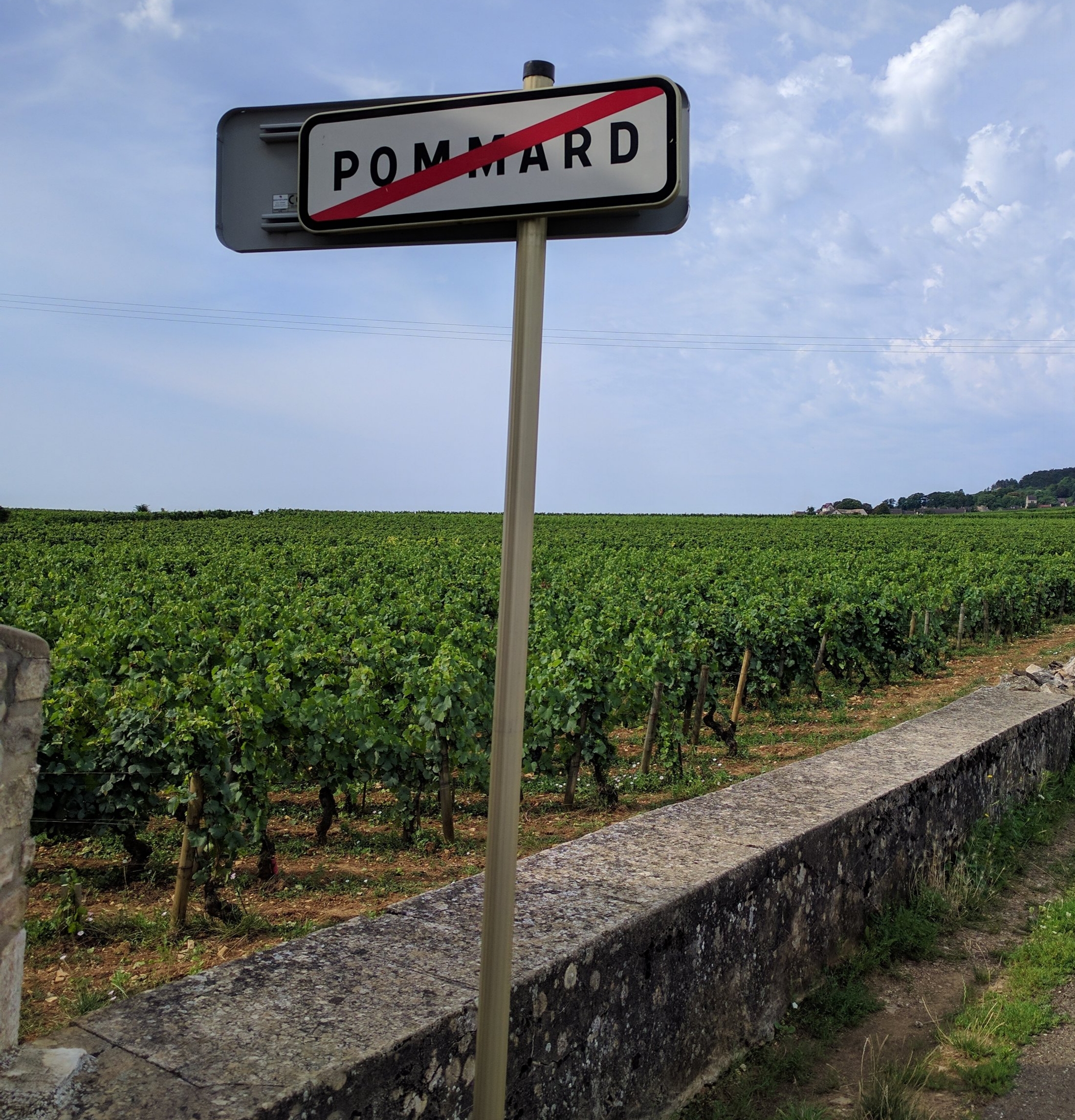Exiting Pommard
