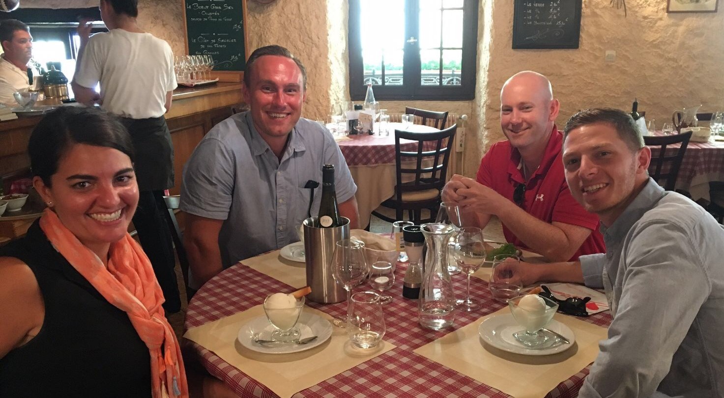 Dining at Restaurant Auberge des Trois Chateaux