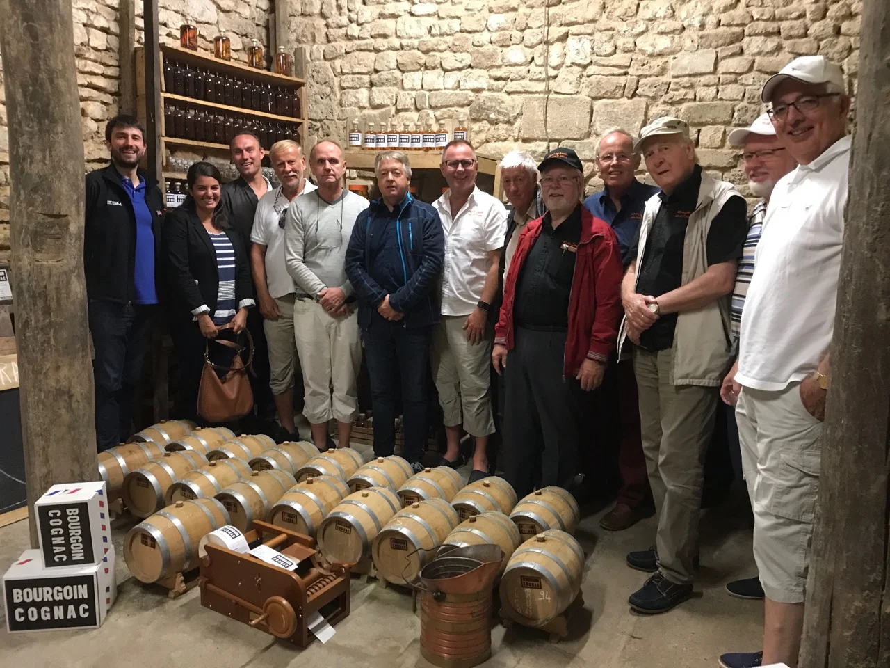 Sampling Cognac From Microbarrels At Bourgoin Distillery