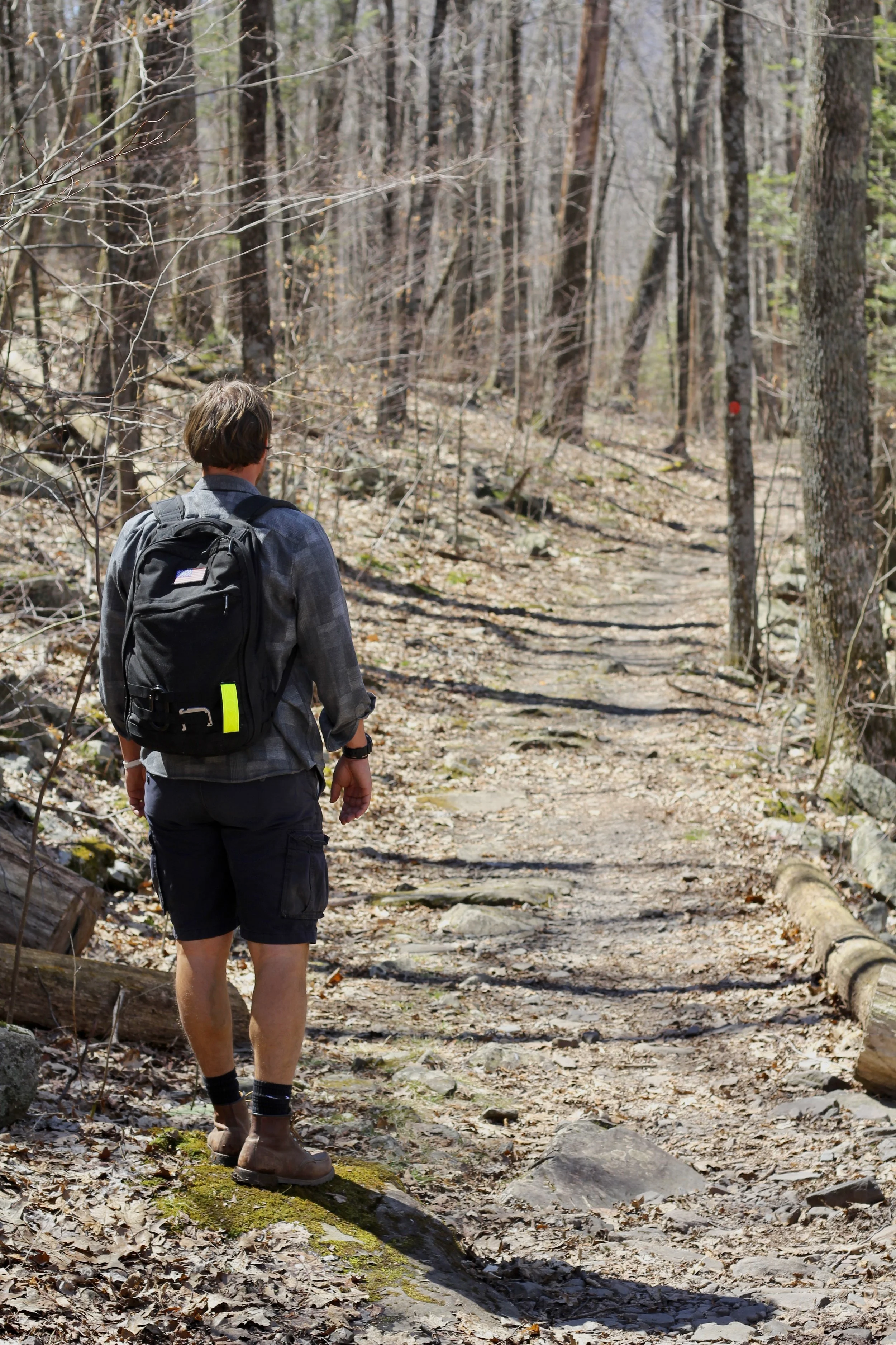 Hiking Mount Tremper in the Catskills near Phoenicia, New York