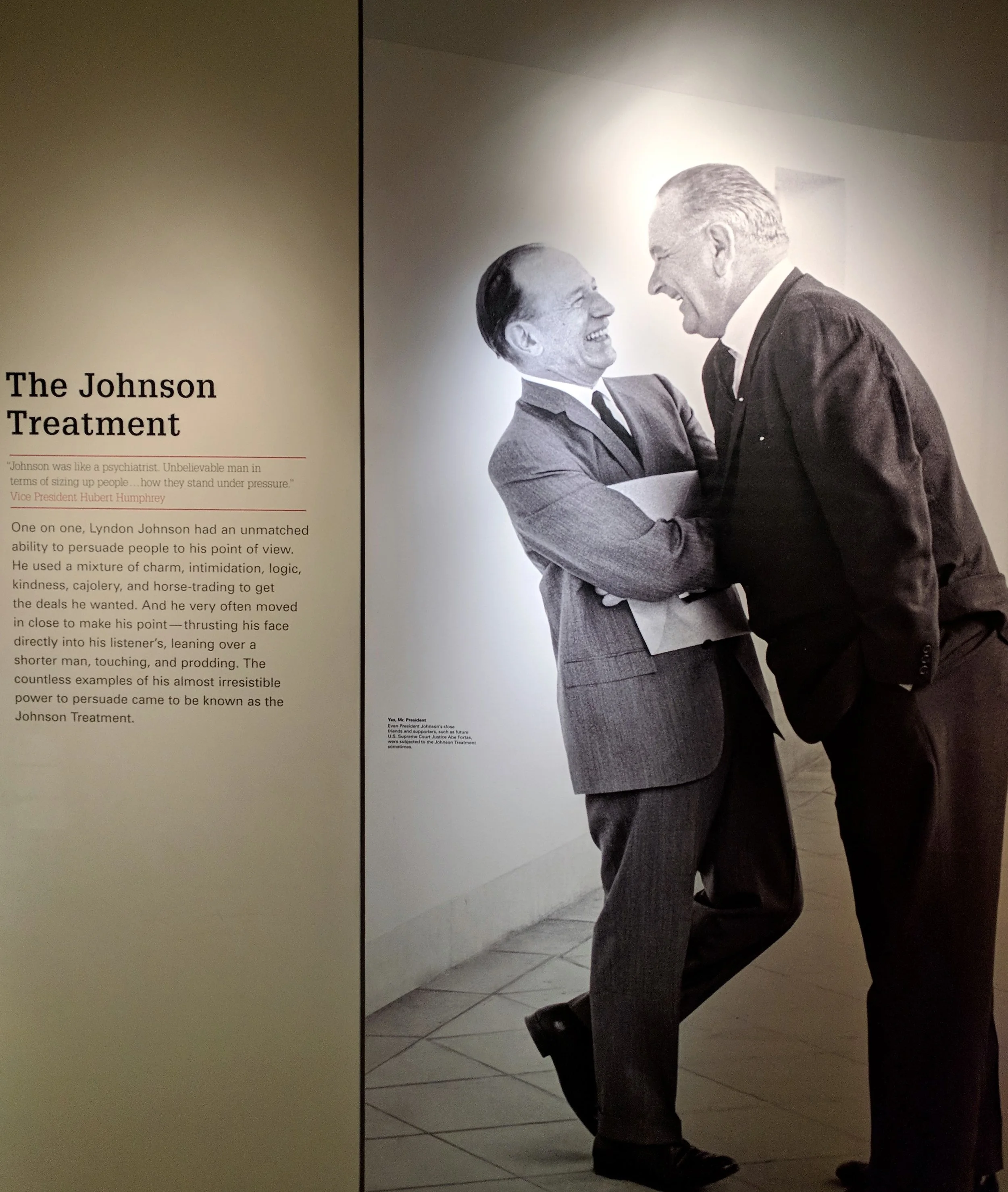 At the Presidential Library