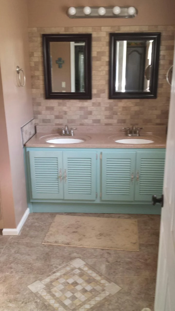 After -- Bathroom Vanity
