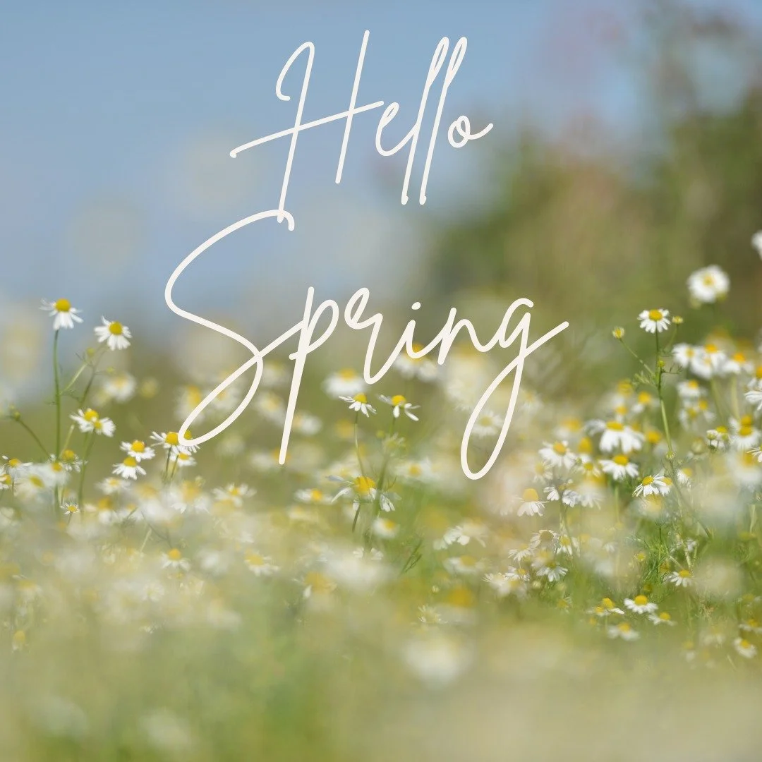 🌿☀️🌸 Hello, Spring! 🌸☀️🌿

The first day of spring always feels like a fresh start. Longer days, golden light, and everything coming back to life. And how exciting is it that the days are finally warming up again? Perfect for getting outdoors, soa