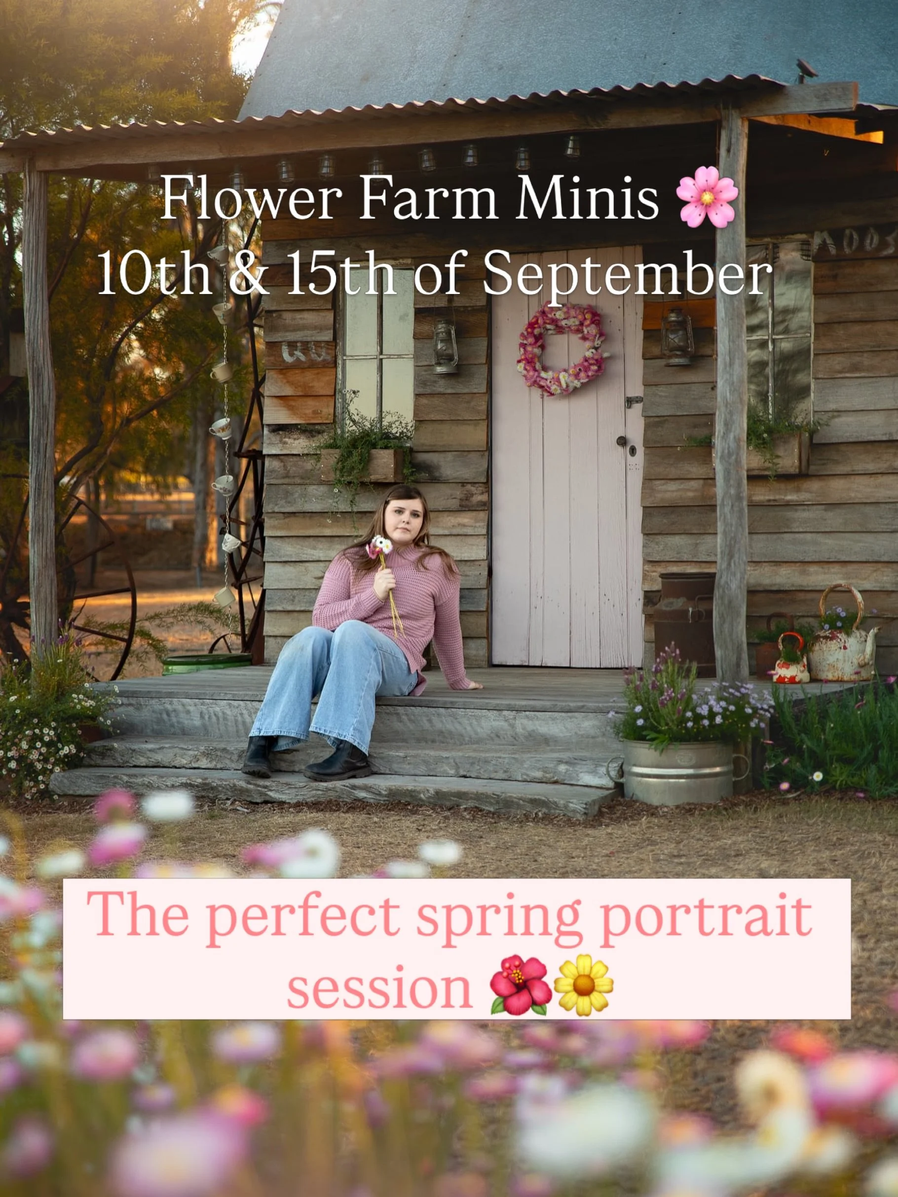 It&rsquo;s Spring!! What do you do in spring? Go have a flower session of course 😝 Imagine you and your family (or just yourself 🤭)surrounded by a sea of white and pink flowers and golden light 😍 If you&rsquo;re waiting for an invitation&hellip;. 