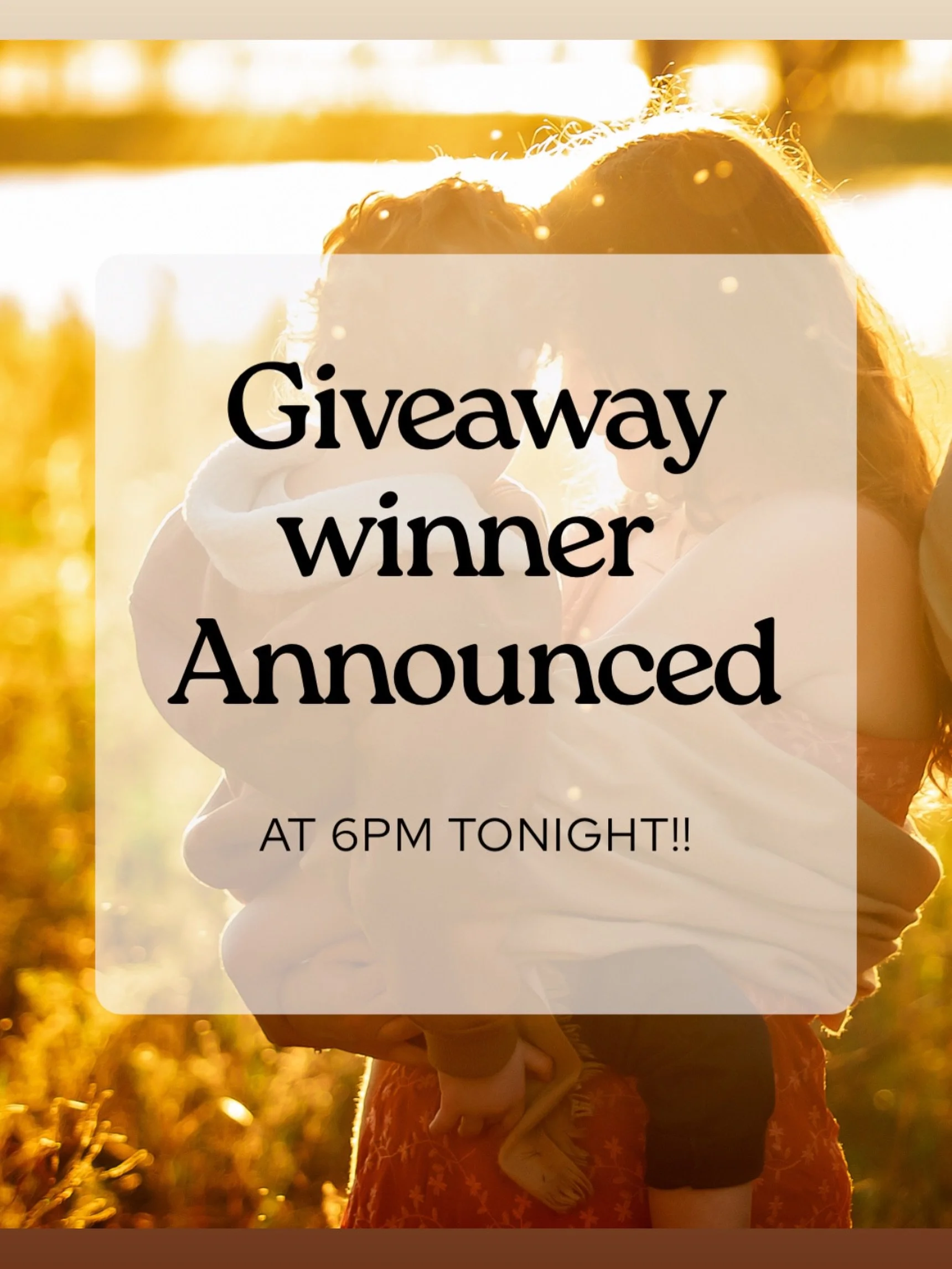 We have gone through all of the entries and made a decision 🥰 That was difficult&hellip; so many deserving mums out there who need this. So keep your eyes peeled and set your alarms for 6pm!!