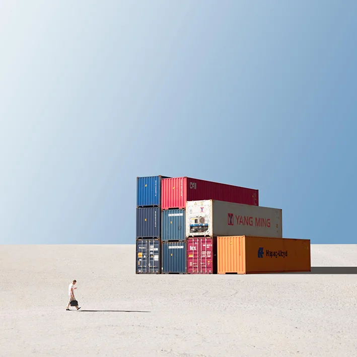 Stacked Up, Digital Photographic Print, Limited Edition of 5, framed, 160 x 153cm, P.O.A.