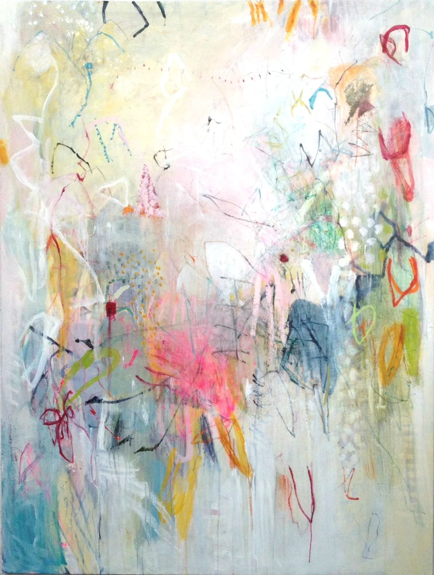 Michelle Breton, Gossamer, Acrylic on Canvas, 183 x 153cm, $12,000