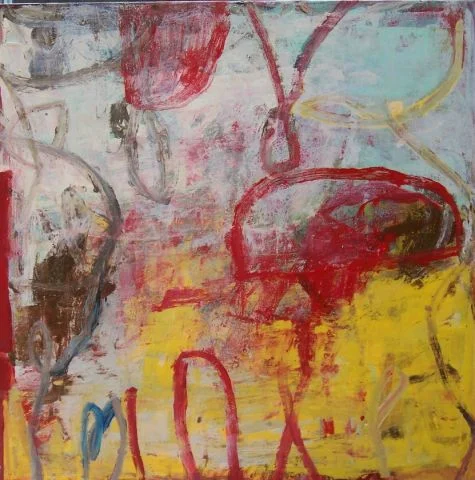  Suzanna Lang, To The Point, Oil on Canvas, 137 x 137cm, P.O.A