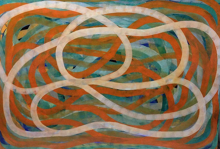 Thierry B, The Love Exchange , Synthetic Polymer Paint on Linen, 170 x 250cm P.O.A