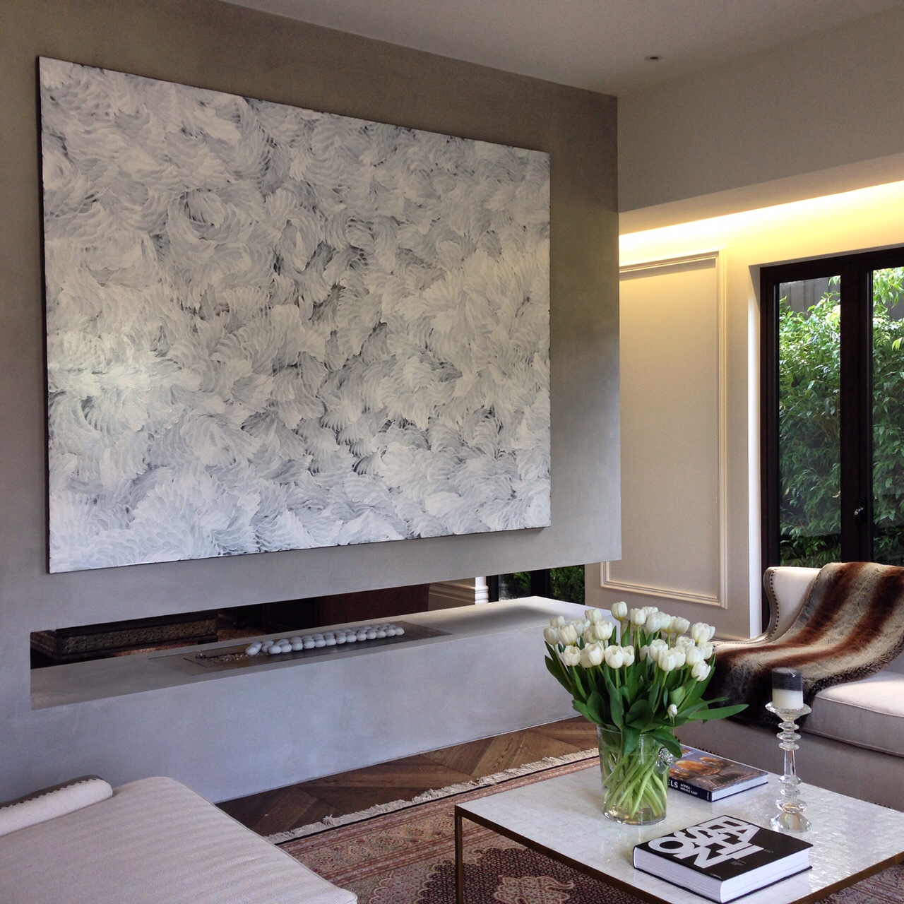 Above: Thierry B , Euphoria Series , Synthetic Polymer Paint on Linen, 170 x 250cm, P.O.A