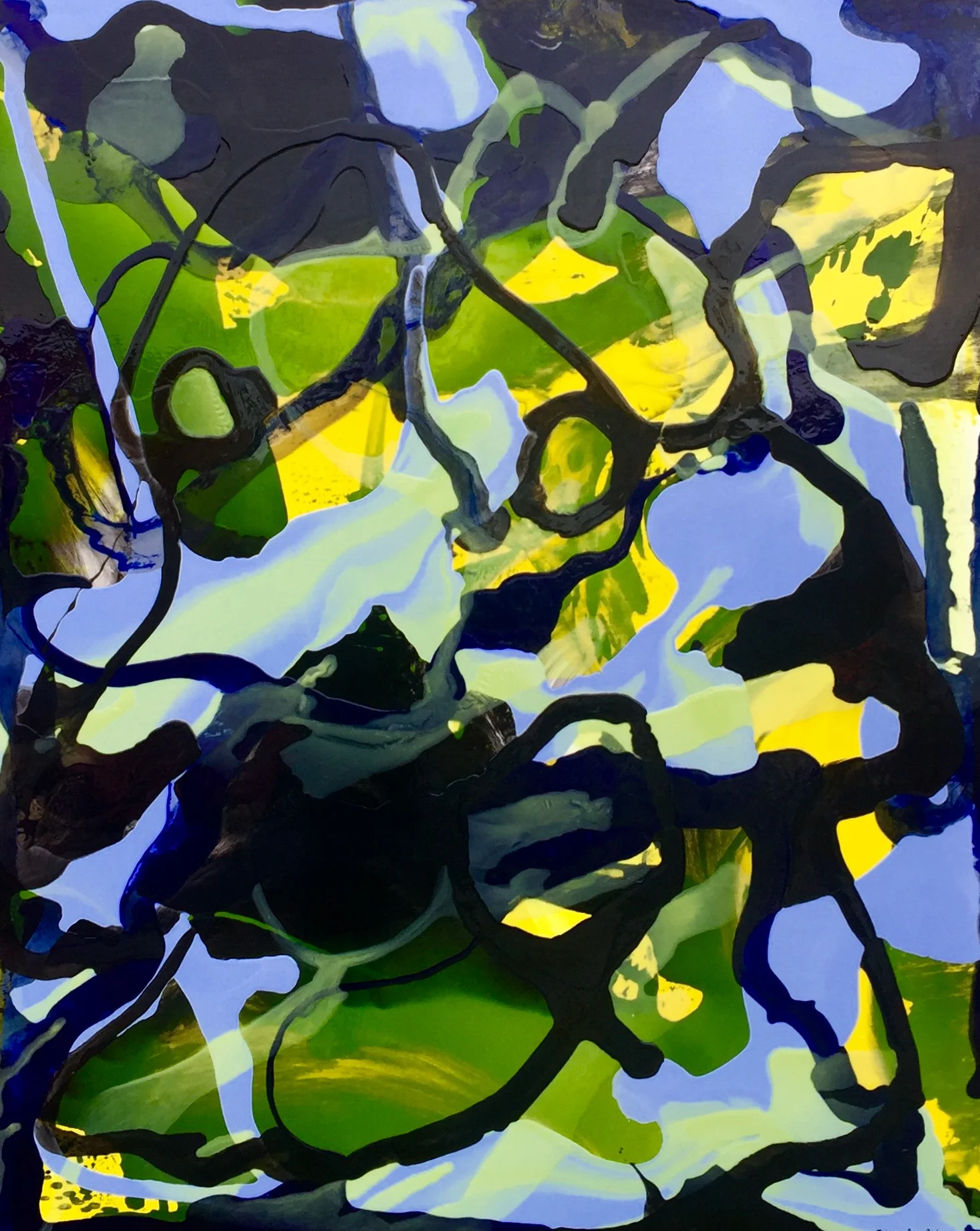 Untitled , Synthetic Polymer Paint on Linen, 152 x 122cm.