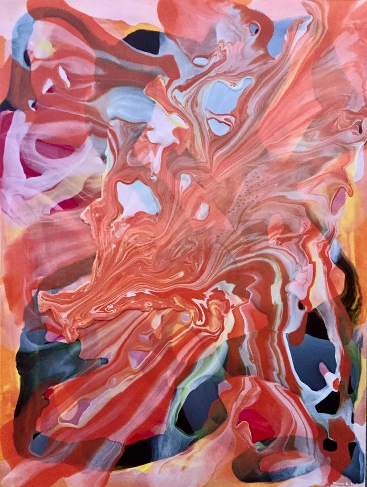 Above: Thierry B, Satisfaction, Synthetic Polymer Paint on Linen, 122 x 91.5cm, P.O.A.