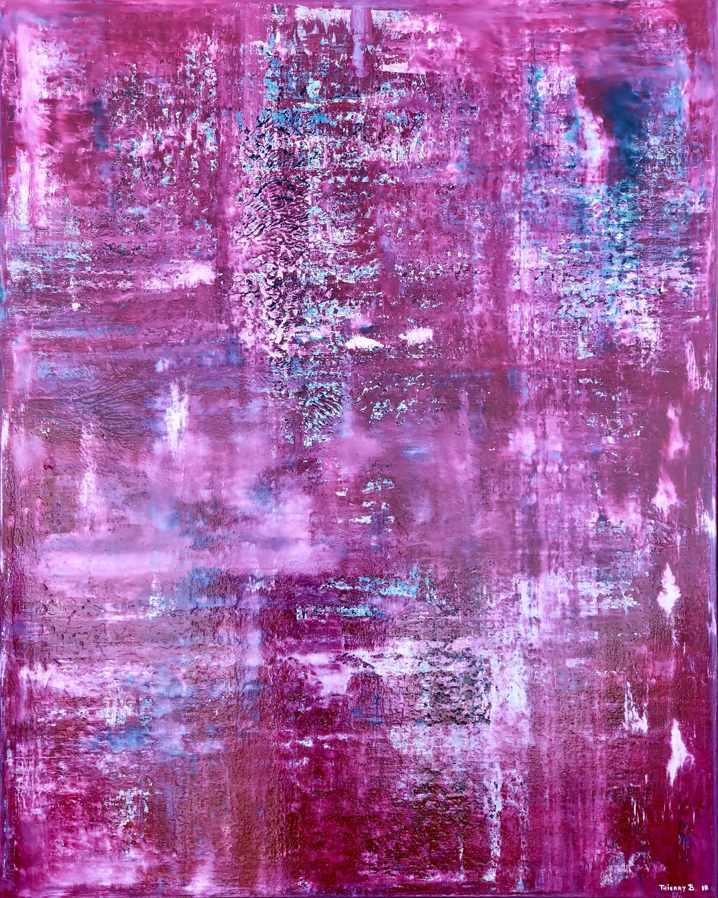 Above: Thierry B., A Fine Romance , Dreamscape Series, 2018, Synthetic Polymer Paint on Linen, 152 x 122cm, P.O.A
