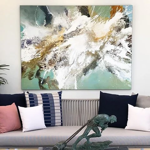 Artwork by Michael Whitehead. Interior styling courtesy of Thierry B.