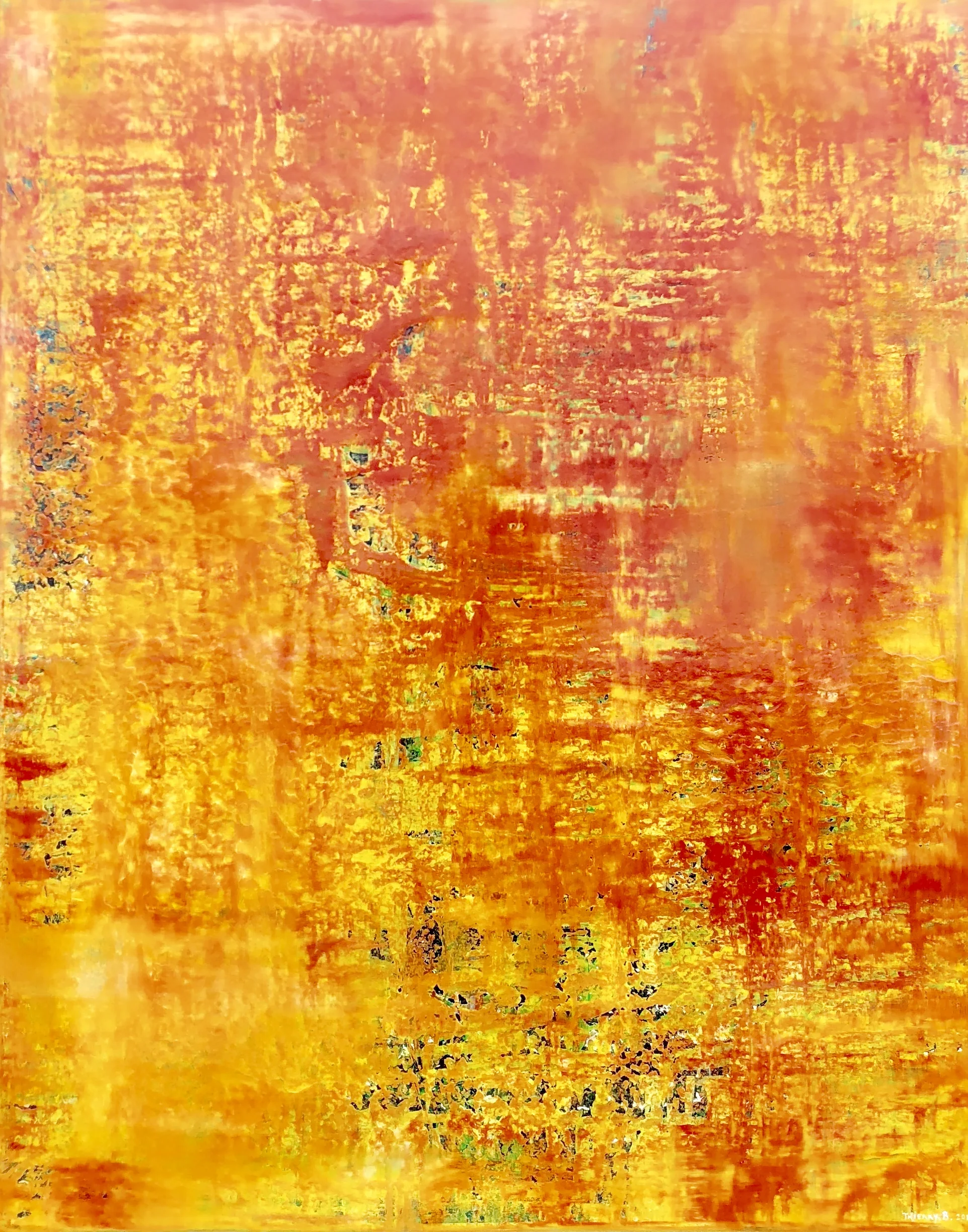 Above: Artwork by Thierry B. , Mindful Moments , 2018 Dreamscape Series, Synthetic Polymer Paint on Linen, 152 x 122cm. Price on Application: art@thierrybfineart.com