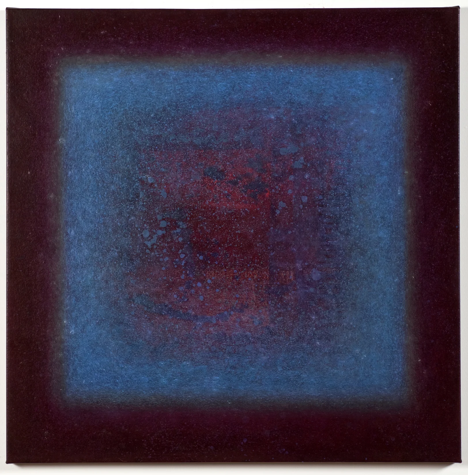 Blue Square Hovering, Margie Sheppard, Oil on canvas, 88x88.jpg