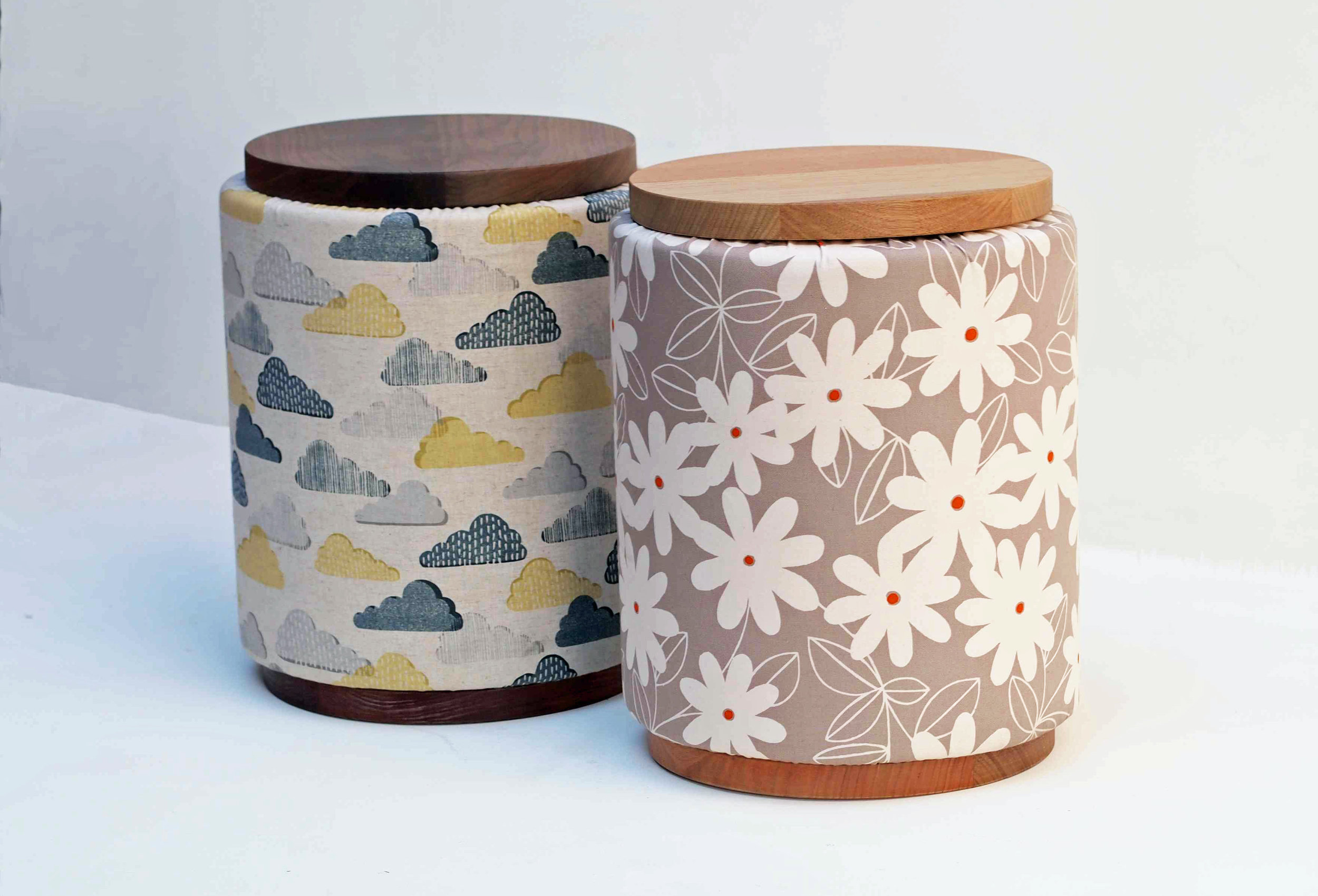 Pax Stools - Clouds and Flowers