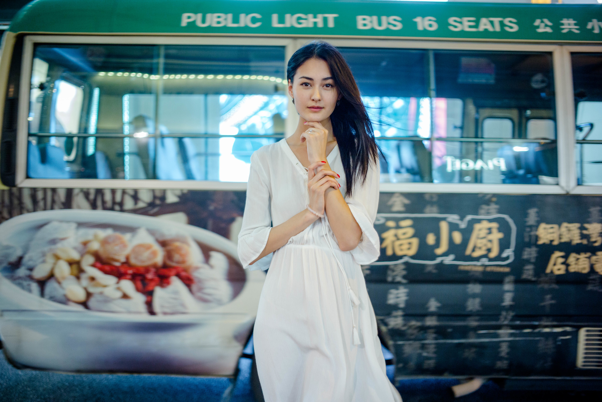 35mm f/1.4 Summilux AA - stopped down in order to better freeze the moving bus in the background.