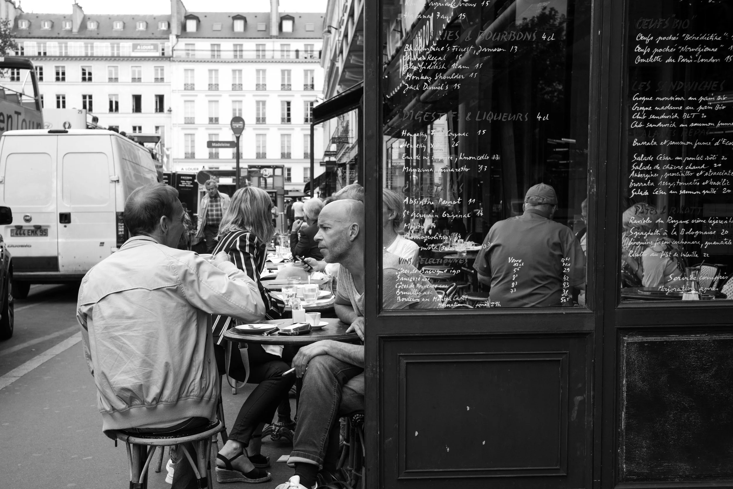 Honestly, I don't know what the significance of this image is. Other than being street documentation of a brasserie in Paris, there is nothing special about it.
