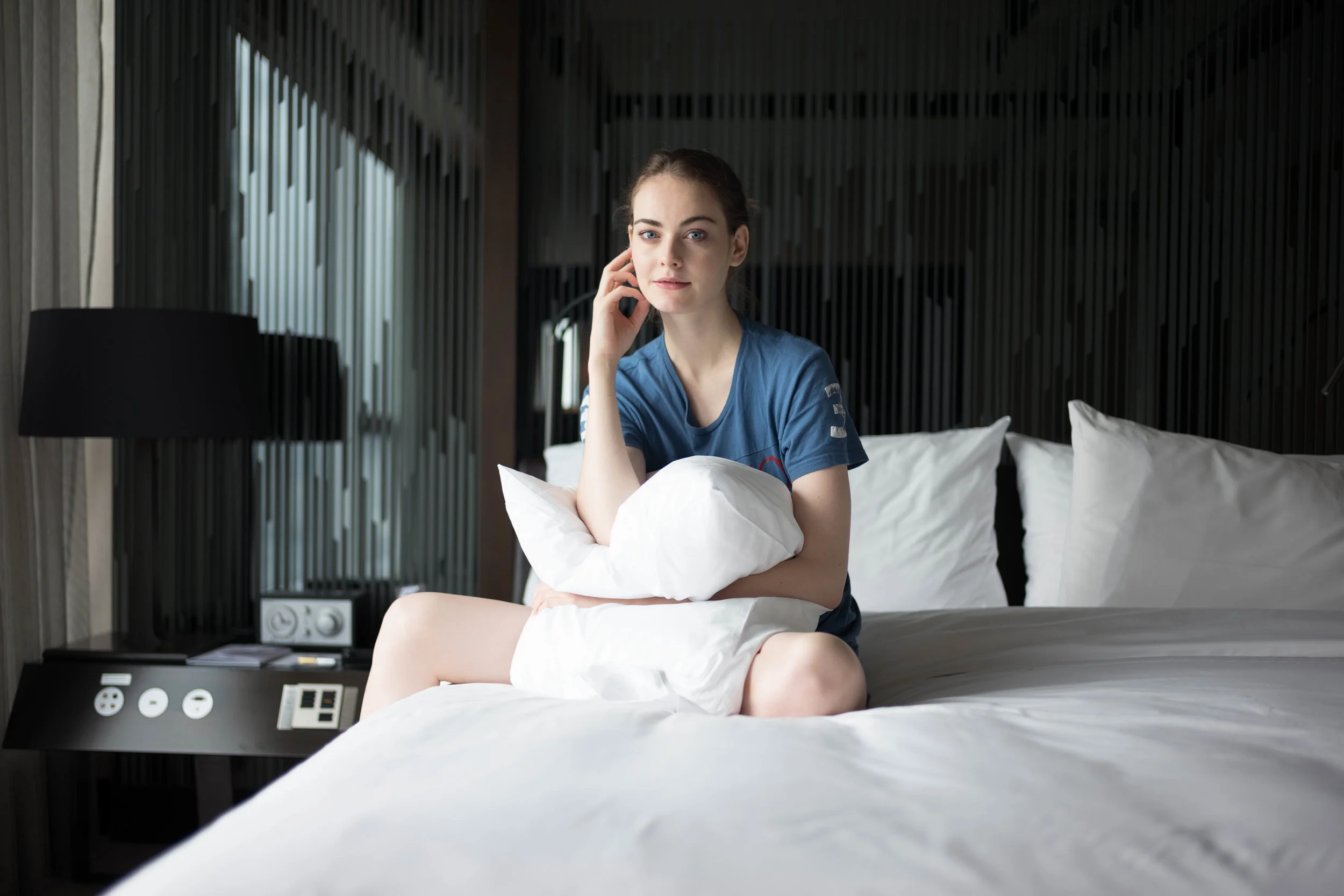 The bone white sheets acting like a natural reflector bouncing off sunlight from the window. Leica 35mm f/1.4 Summilux FLE