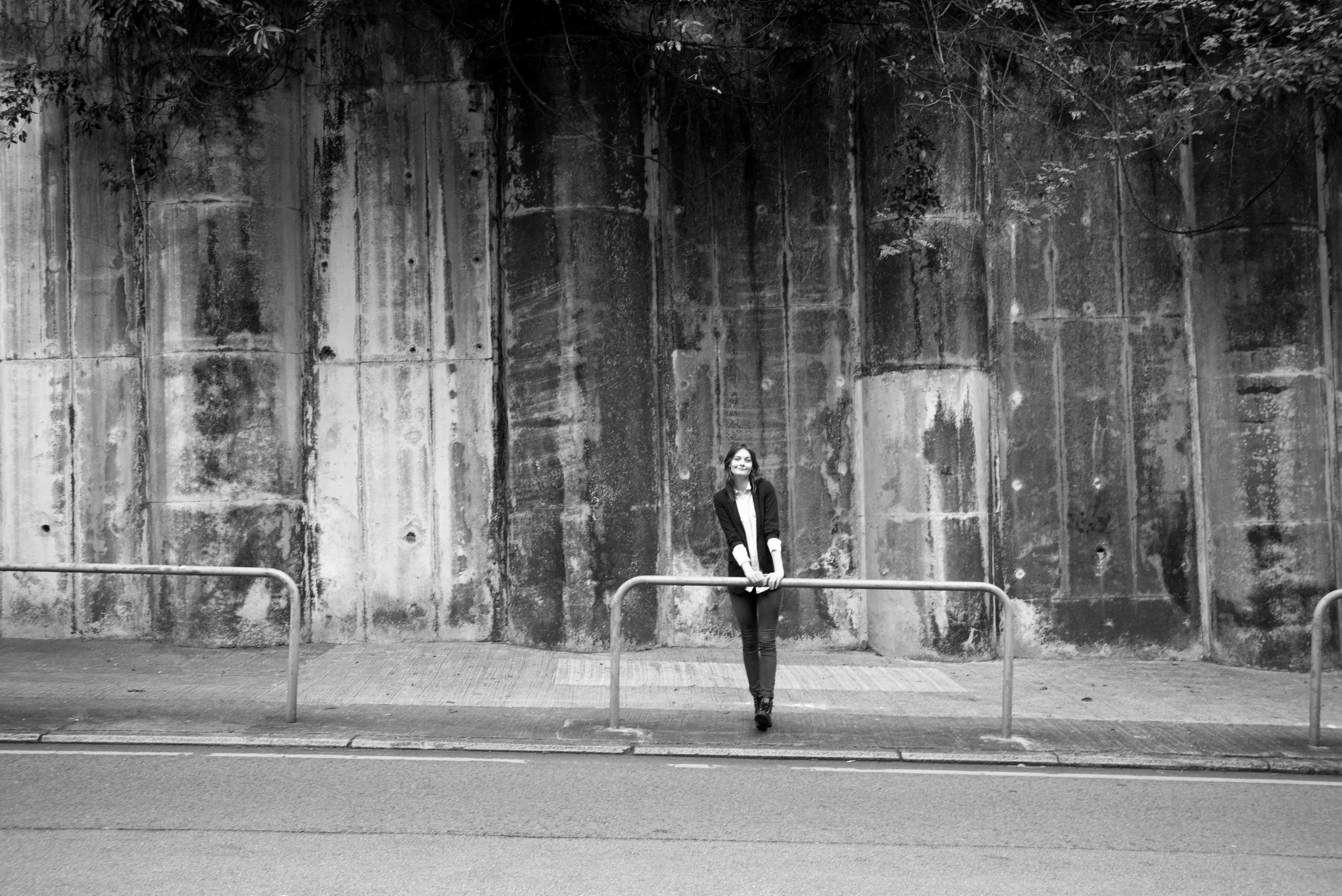 Shot at ISO 800, f/8, 1/60s. In front of an erosion retaining wall.