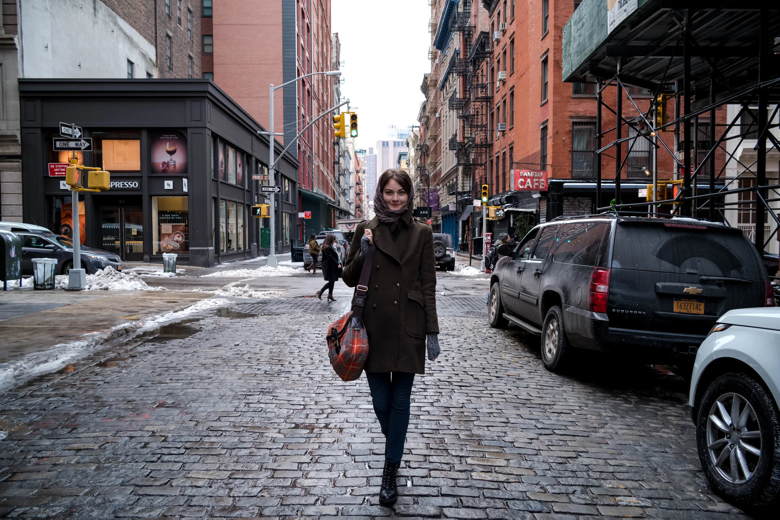 On Green Street, in Soho.