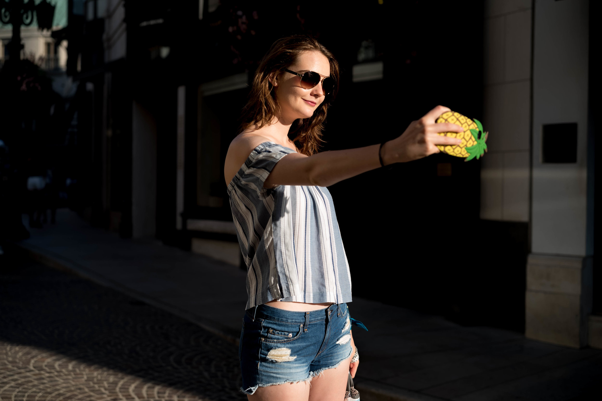 A selfie on Via Rodeo. Leica APO 50mm f/2 Summicron ASPH