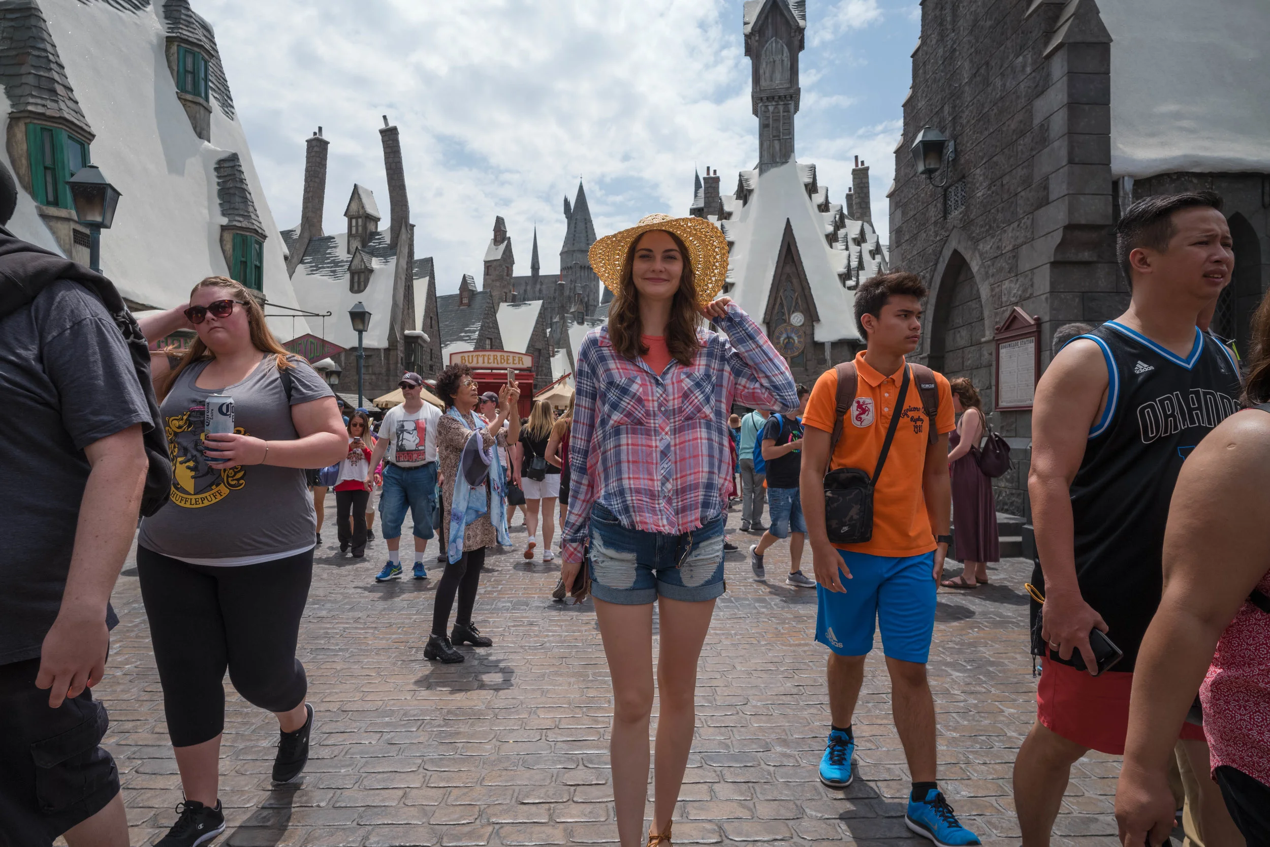 First stop, Harry Potter Land - Waist level shot with live view - Leica 21mm f/3.4 Super Elmar ASPH