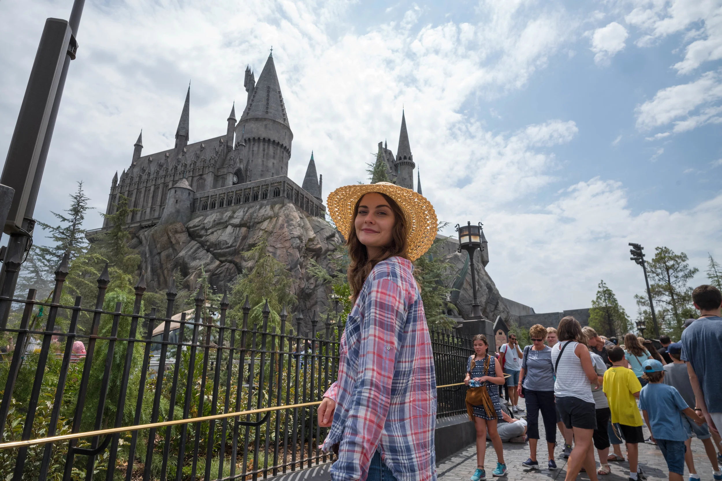 Low angle upward perspective towards Hogwarts - Shot blindly - Leica 21mm f/3.4 Super Elmar ASPH
